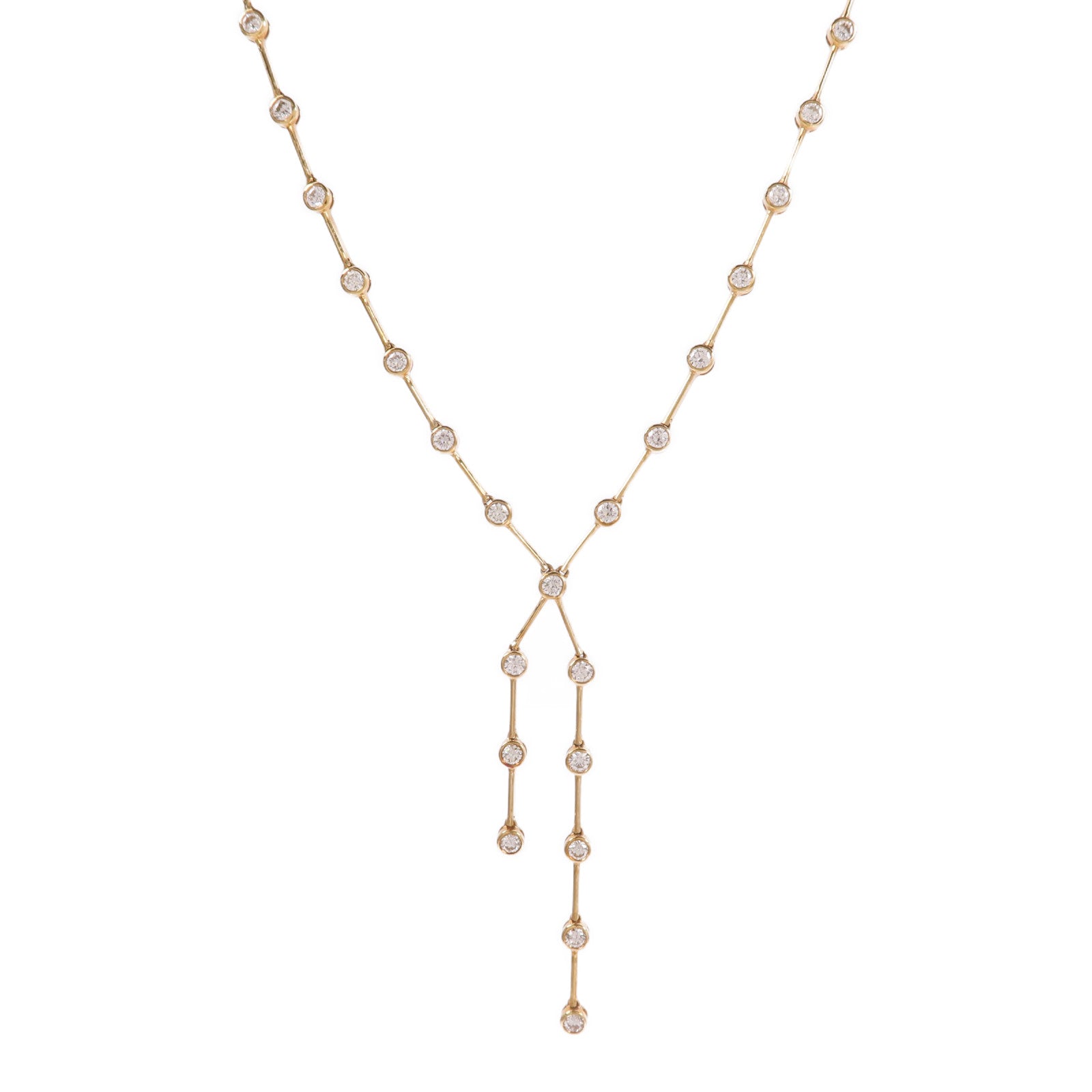 JEWELRY 18K黃金Diamond Necklace鑽石項鍊