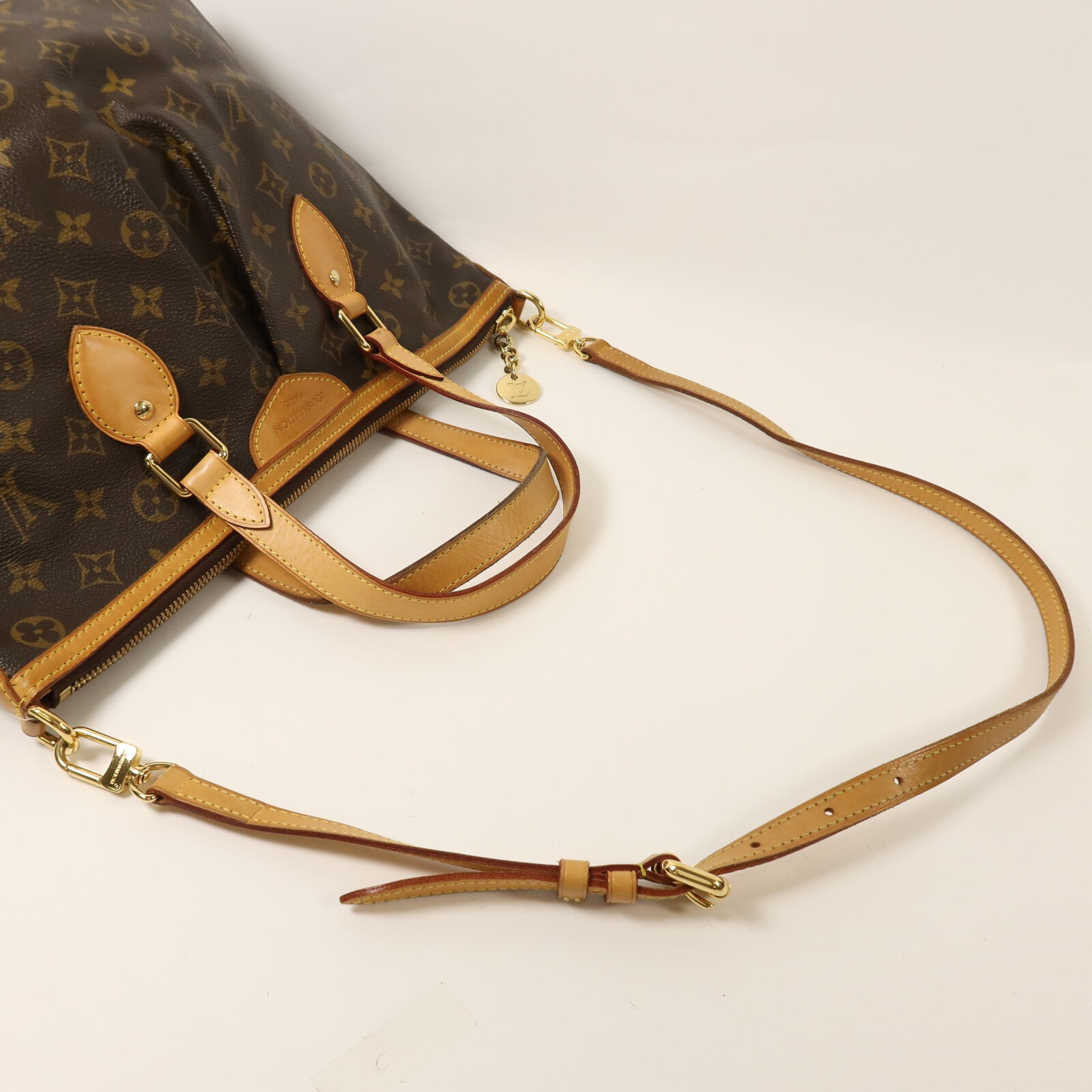 LOUIS VUITTON Monogram Palermo PM金扣手挽肩背兩用袋