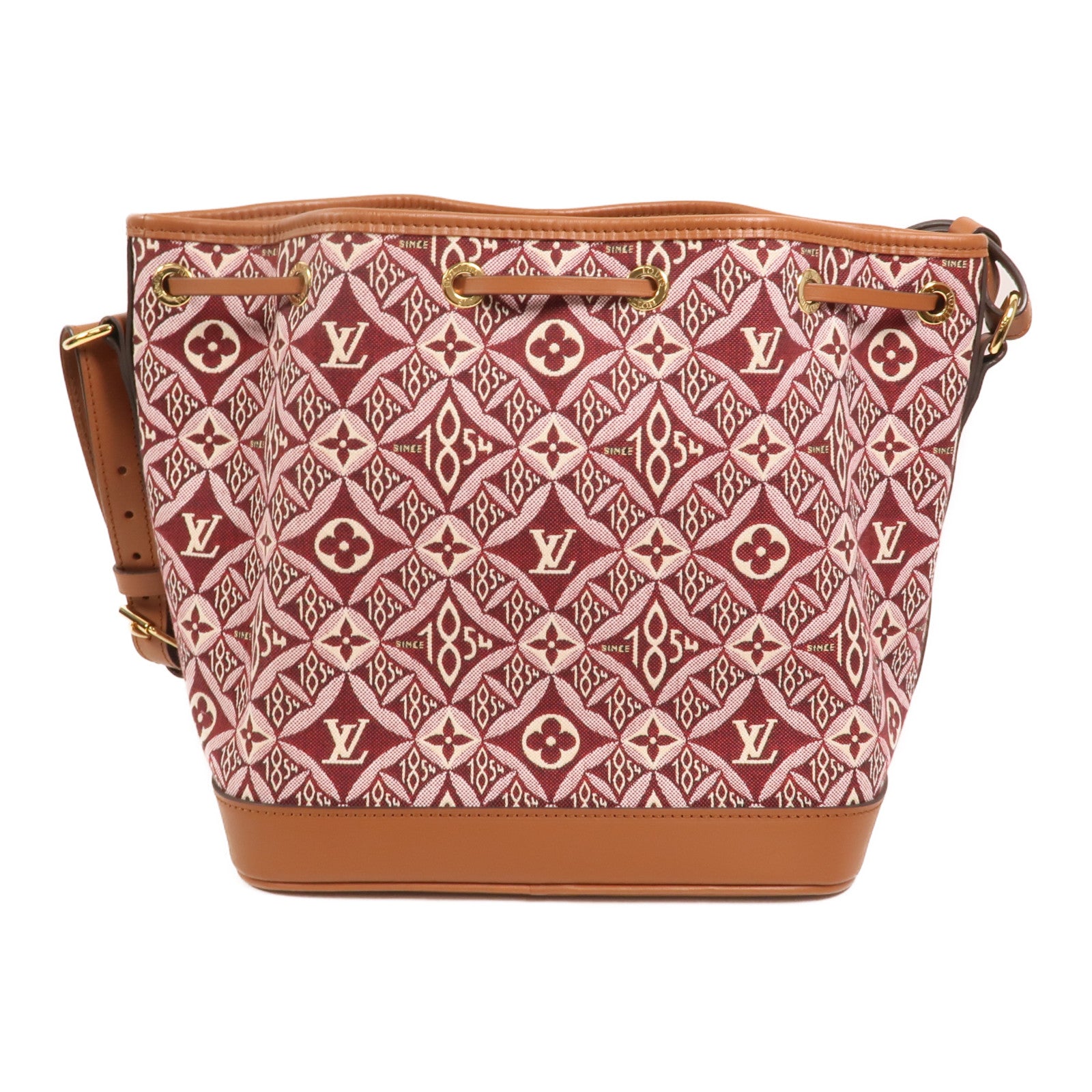 LOUIS VUITTON Monogram Jacquard Since 1854 Petit Noe金扣肩背袋