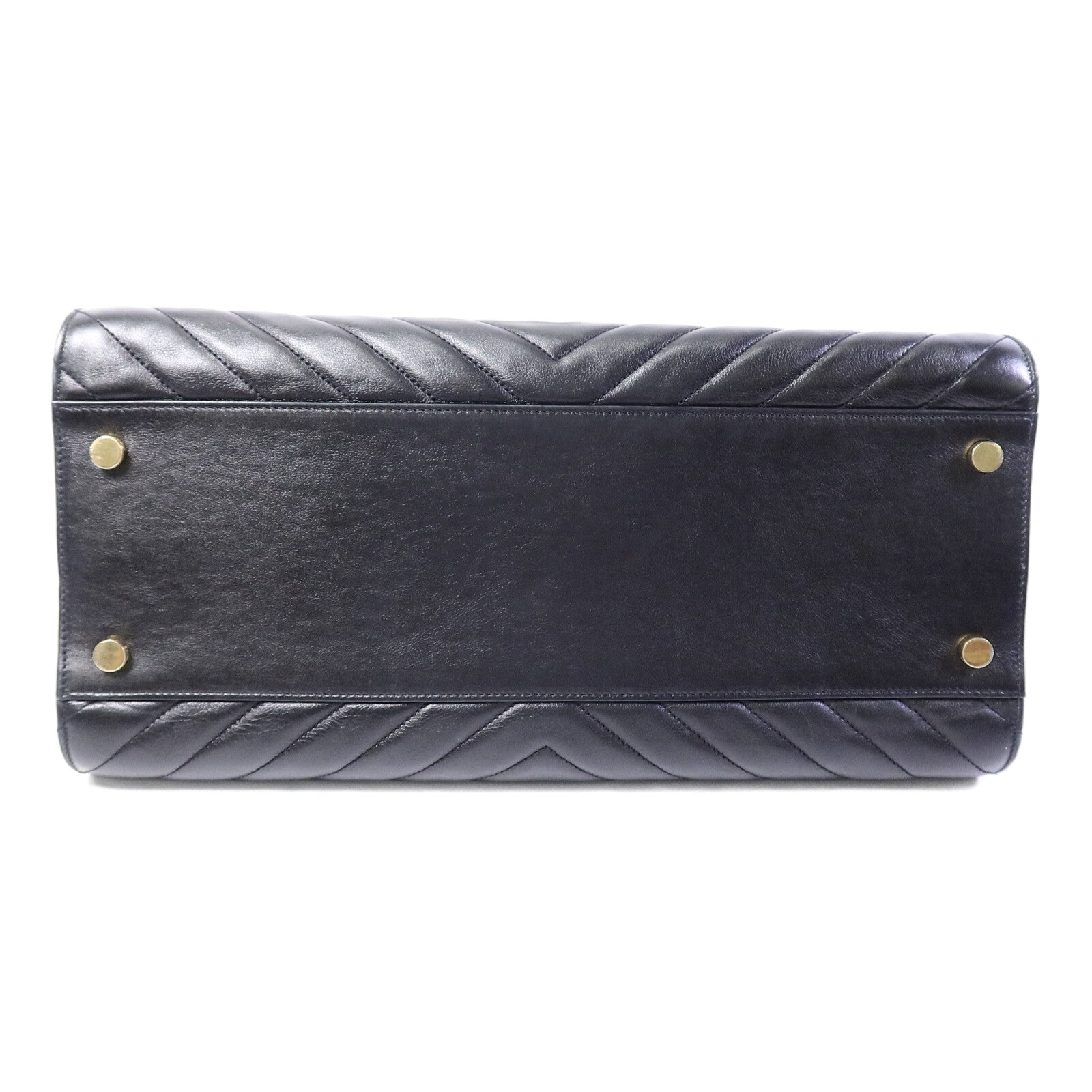 SAINT LAURENT 羊皮皮革Cabas Chyc金扣手挽袋