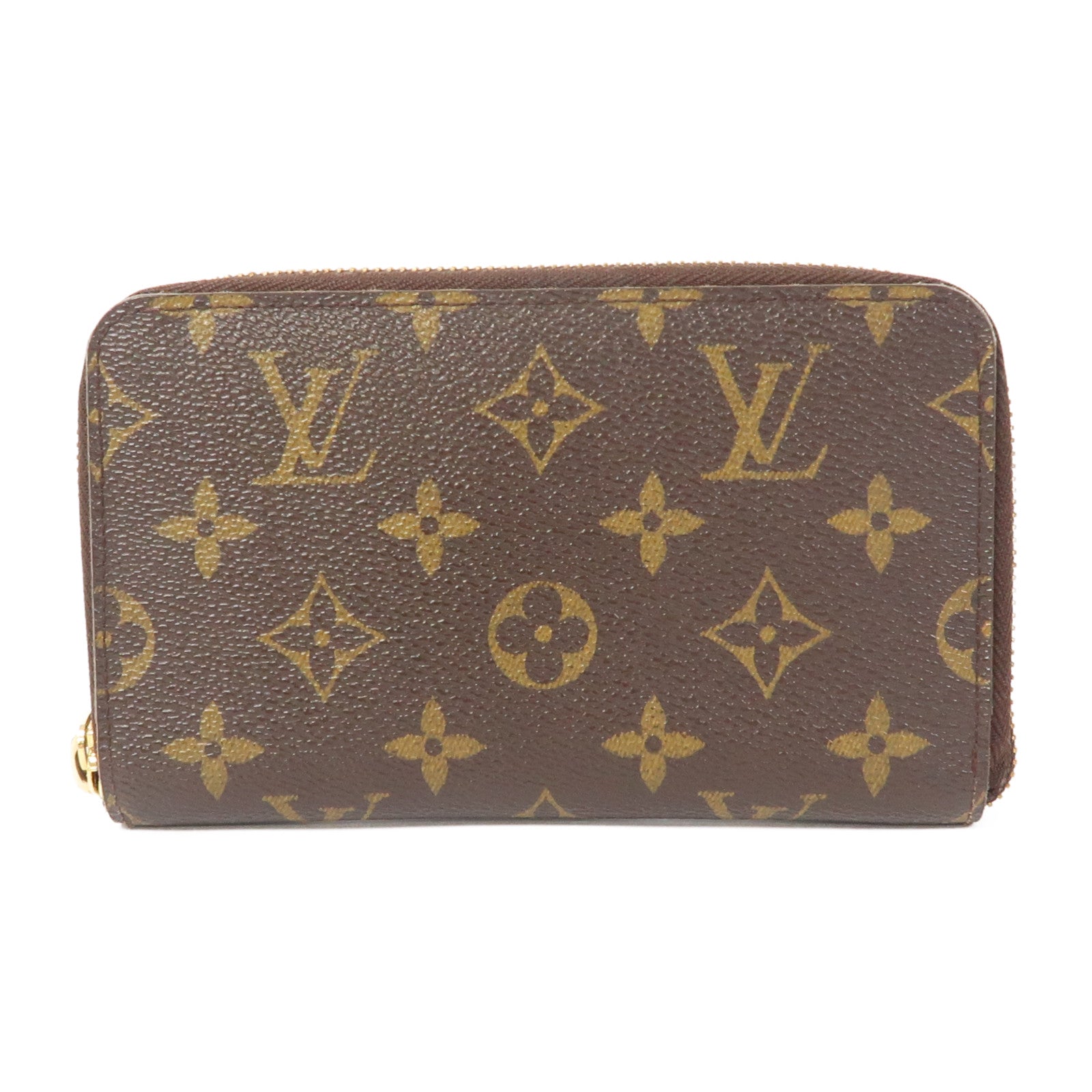 LOUIS VUITTON Monogram Zippy Compact Wallet長錢包啡色