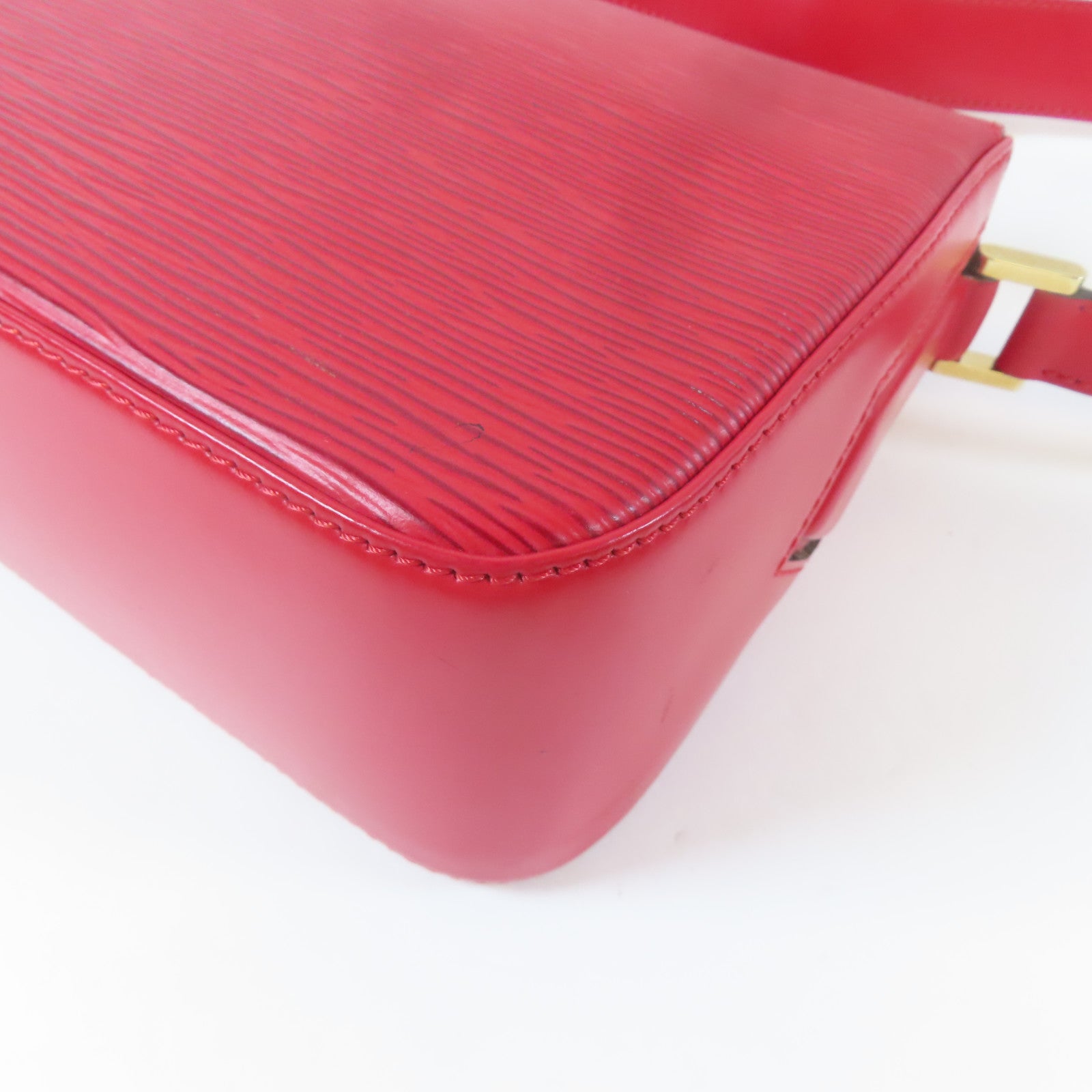 LOUIS VUITTON 【激減優惠】Epi Busy Bag金扣肩背袋紅色