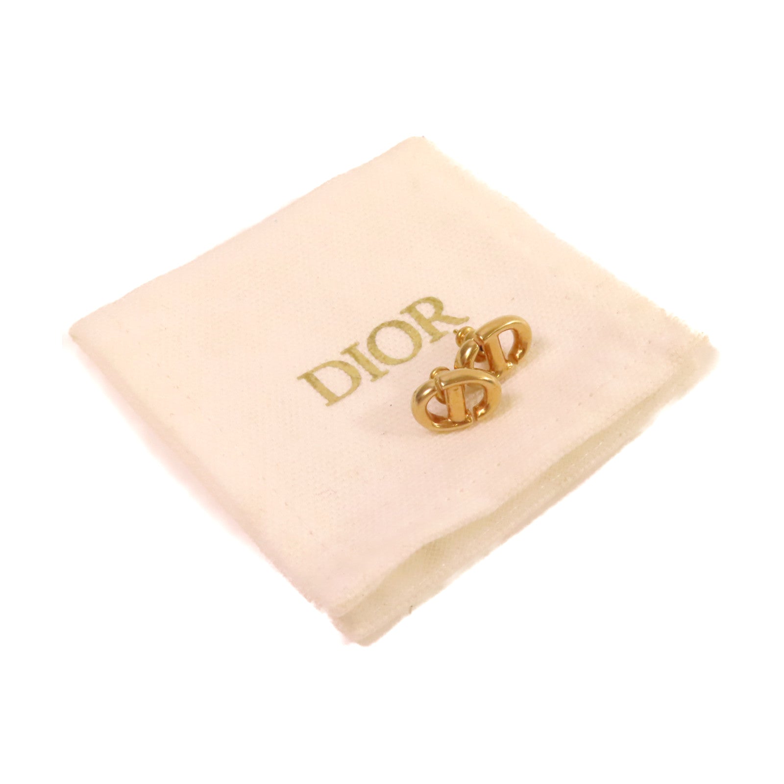 Dior 金屬CD Earrings耳環金色