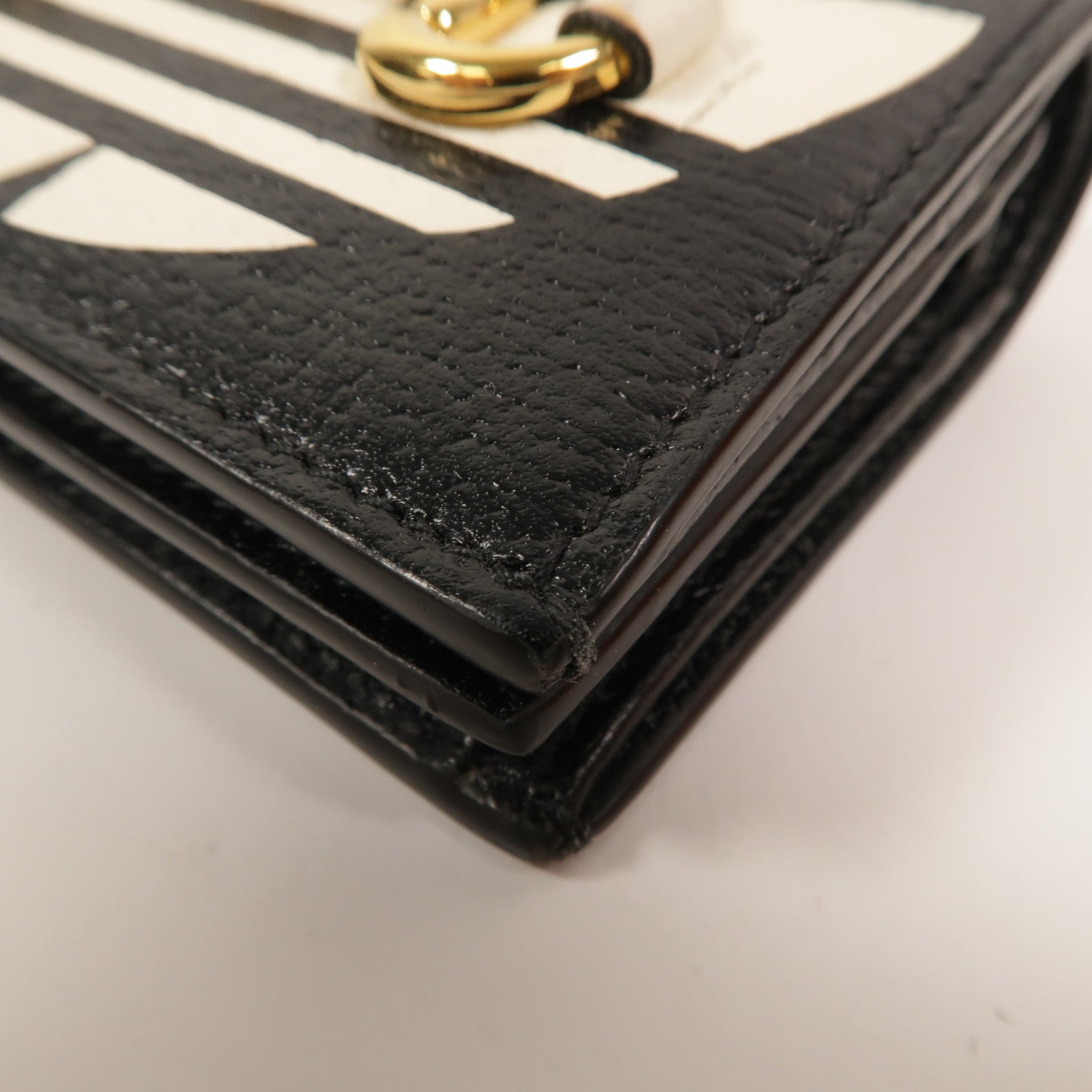 GUCCI 牛皮皮革GucciXAdidas Horsebit Card Case Wallet錢包