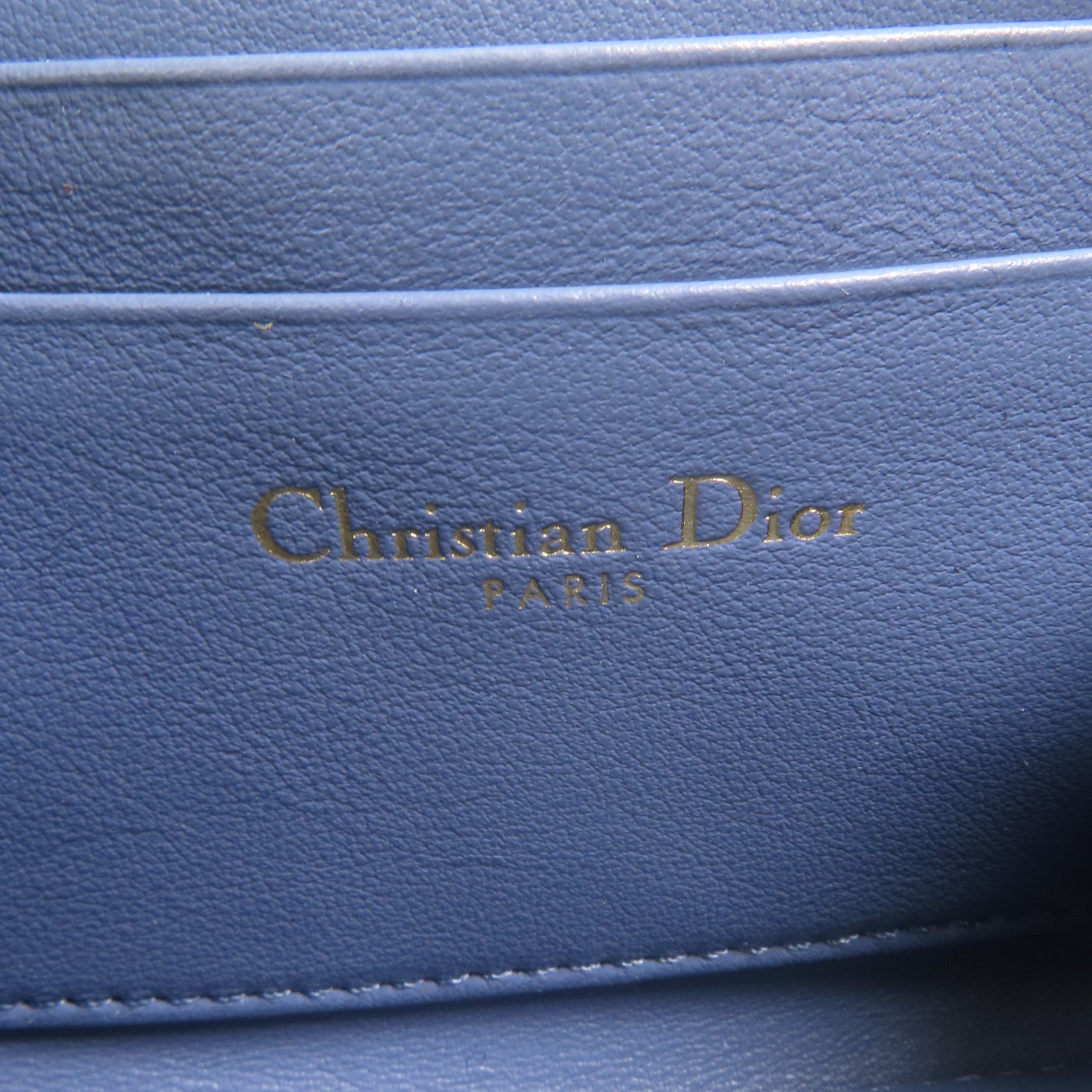 Dior 牛皮皮革Coin Case金扣零錢包