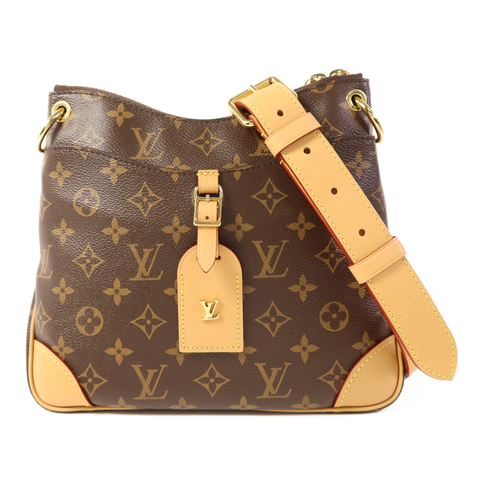 LOUIS VUITTON Monogram Odeon PM金扣手挽袋