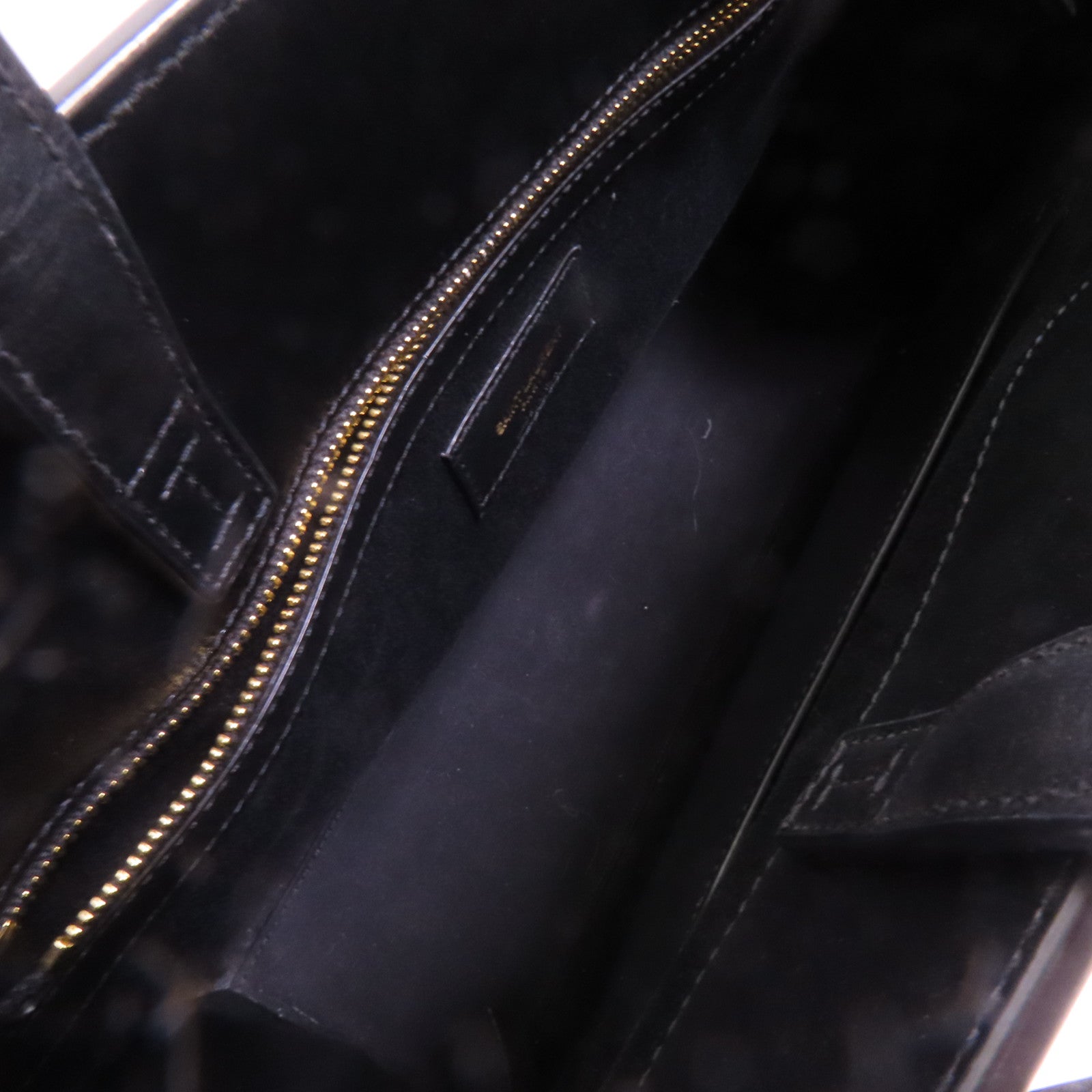 SAINT LAURENT 馬毛Manhattan金扣手挽肩背兩用袋