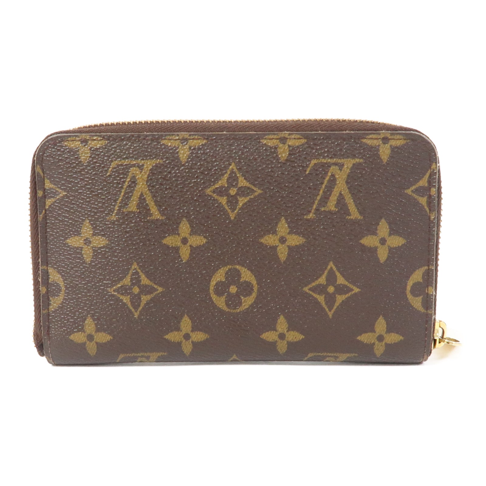 LOUIS VUITTON Monogram Zippy Compact Wallet長錢包啡色