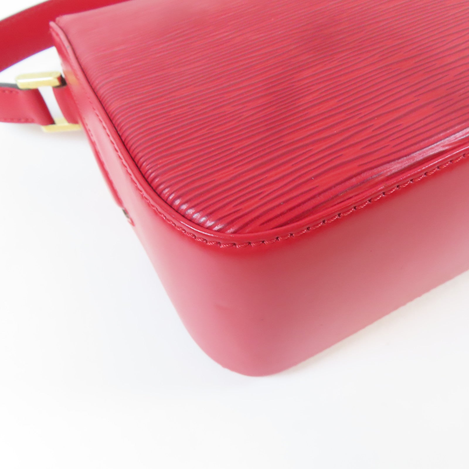 LOUIS VUITTON 【激減優惠】Epi Busy Bag金扣肩背袋紅色