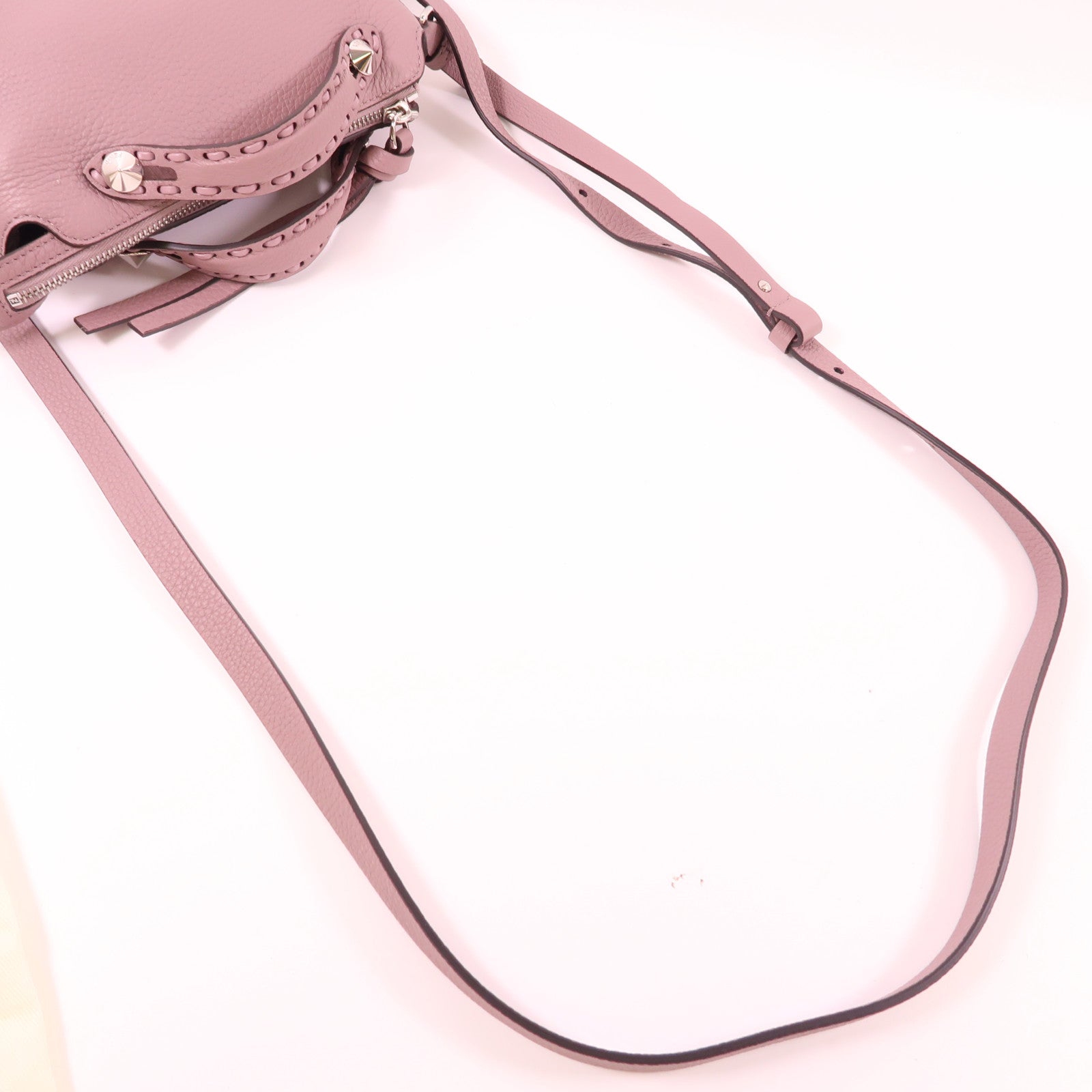 FENDI SHW By The Way Selleria Bag 2 Way Bag 8BS098 ASU2/F1QHN Calfskin Purple