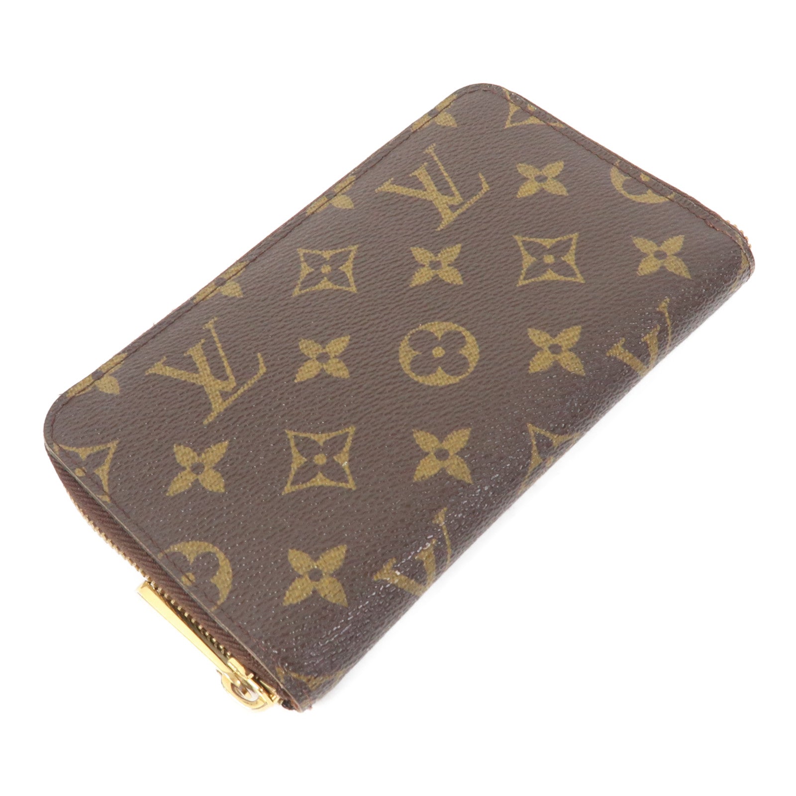 LOUIS VUITTON Monogram Zippy Compact Wallet長錢包啡色