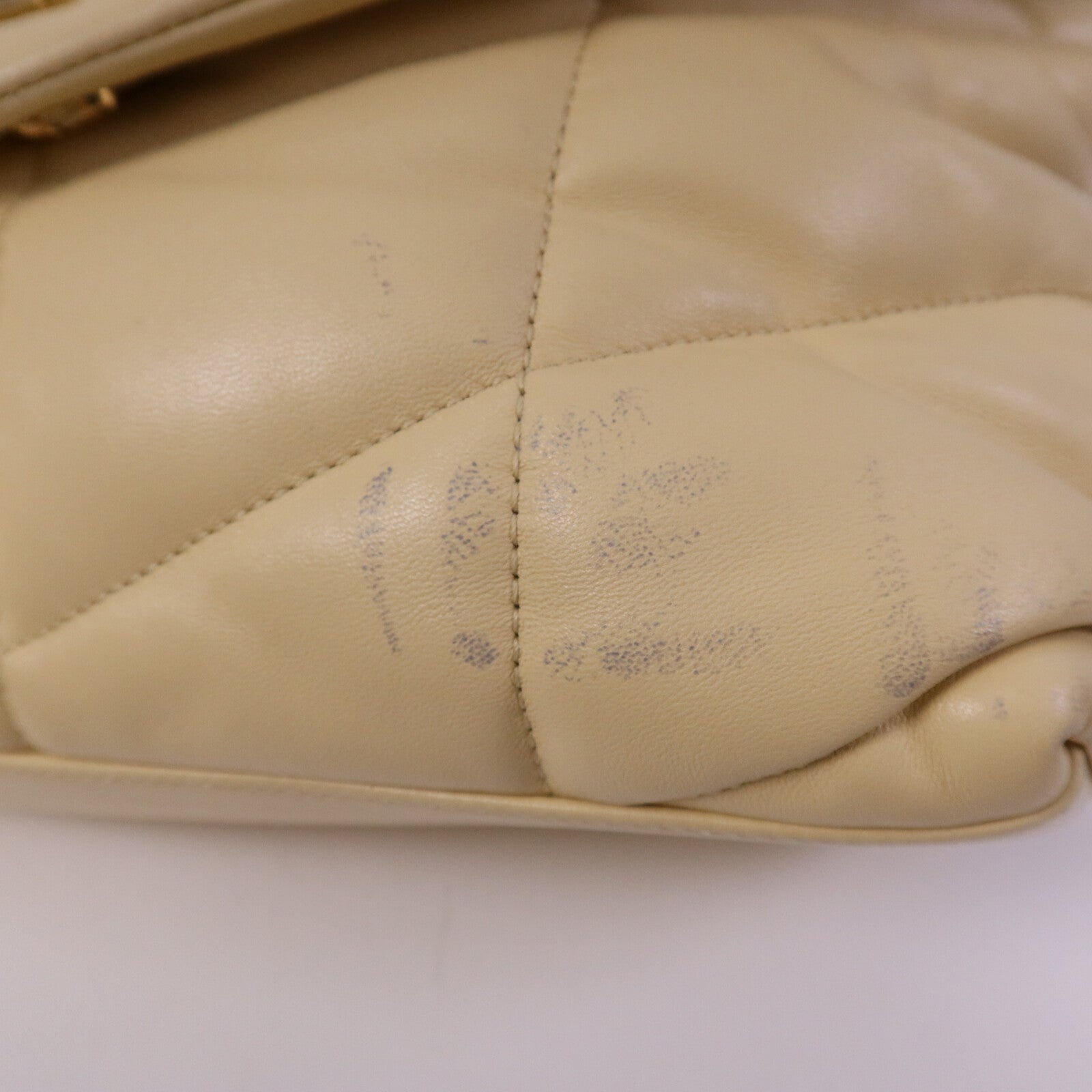 SAINT LAURENT 羊皮皮革Puffer金扣鏈帶肩背袋