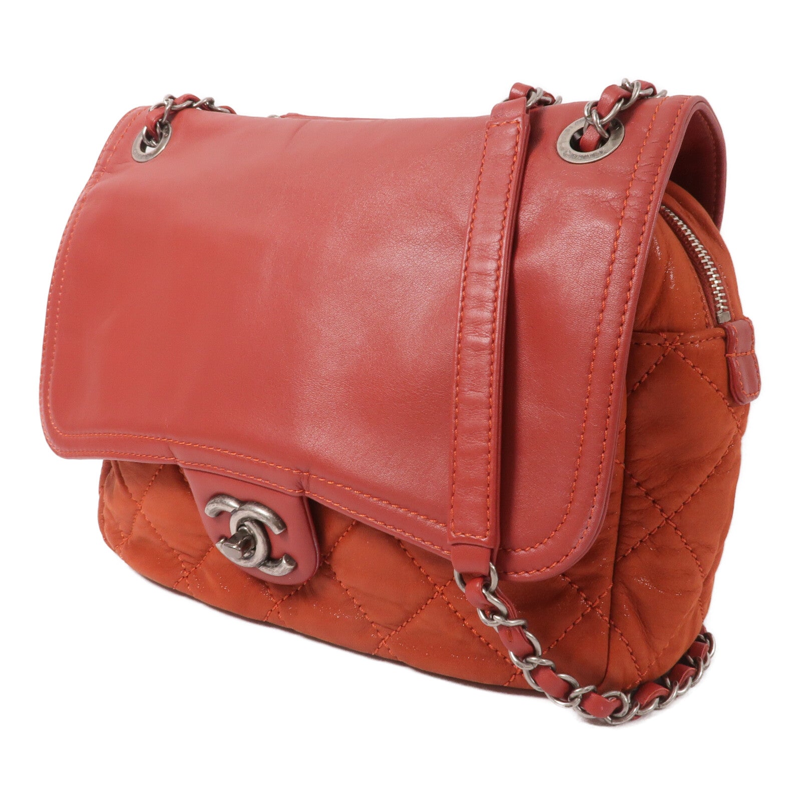 CHANEL 牛皮皮革Chain Shoulder鏈帶肩背袋