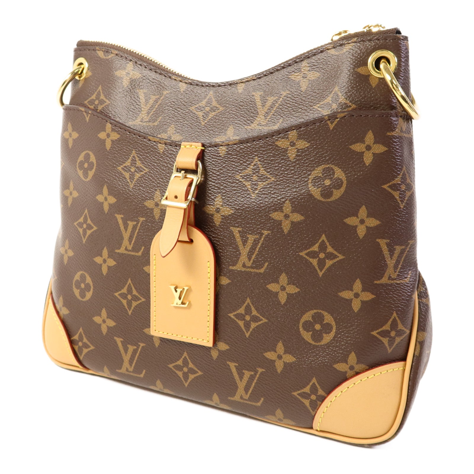 LOUIS VUITTON Monogram Odeon PM金扣手挽袋
