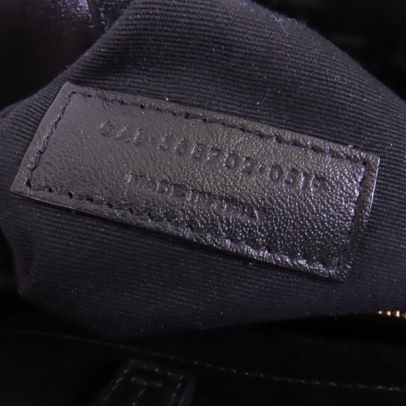 SAINT LAURENT 馬毛Manhattan金扣手挽肩背兩用袋