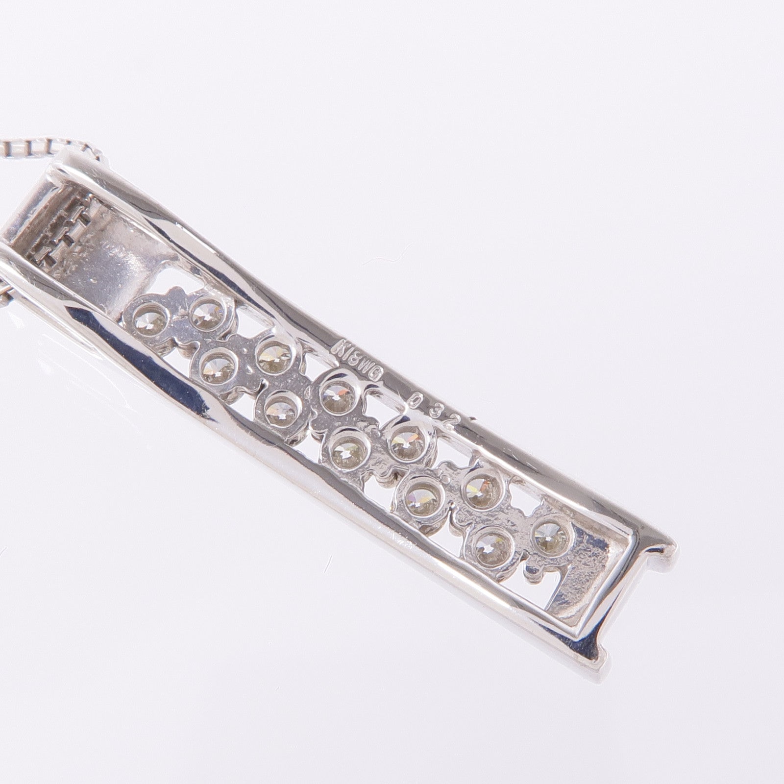 JEWELRY Diamond Necklace 18K White Gold