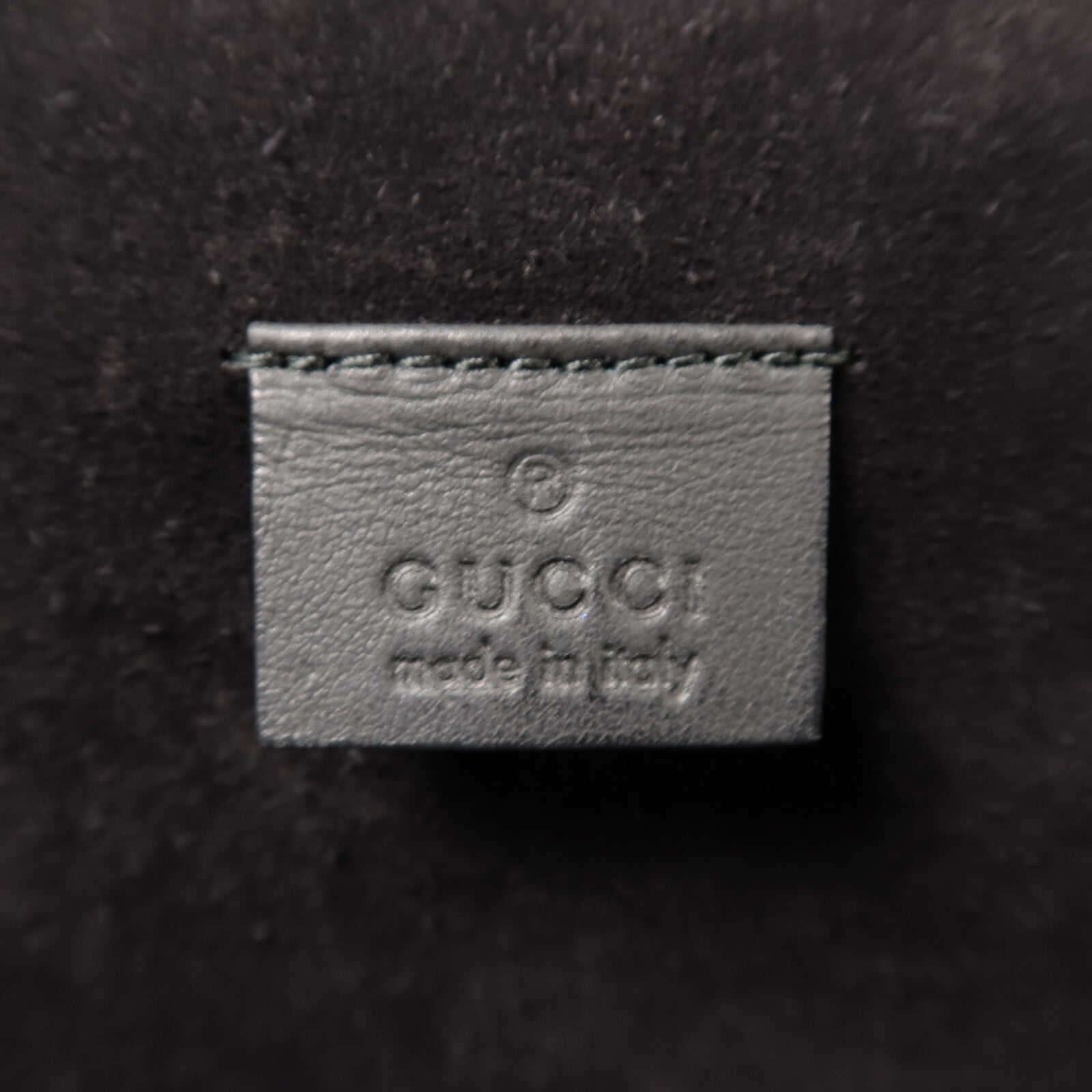 GUCCI 塗層帆布/麂皮皮革Dionysus鏈帶肩背袋