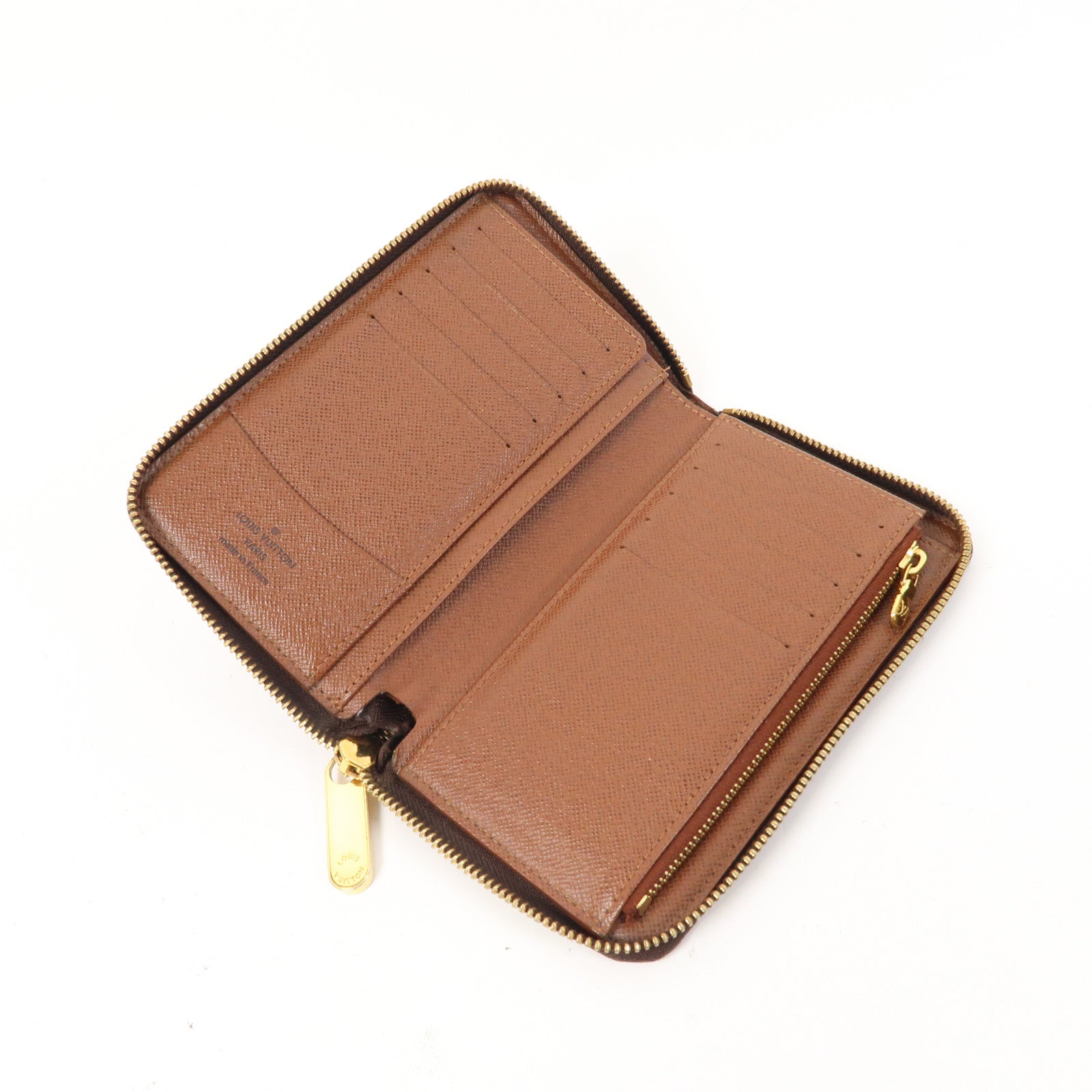 LOUIS VUITTON Monogram Zippy Compact Wallet長錢包啡色