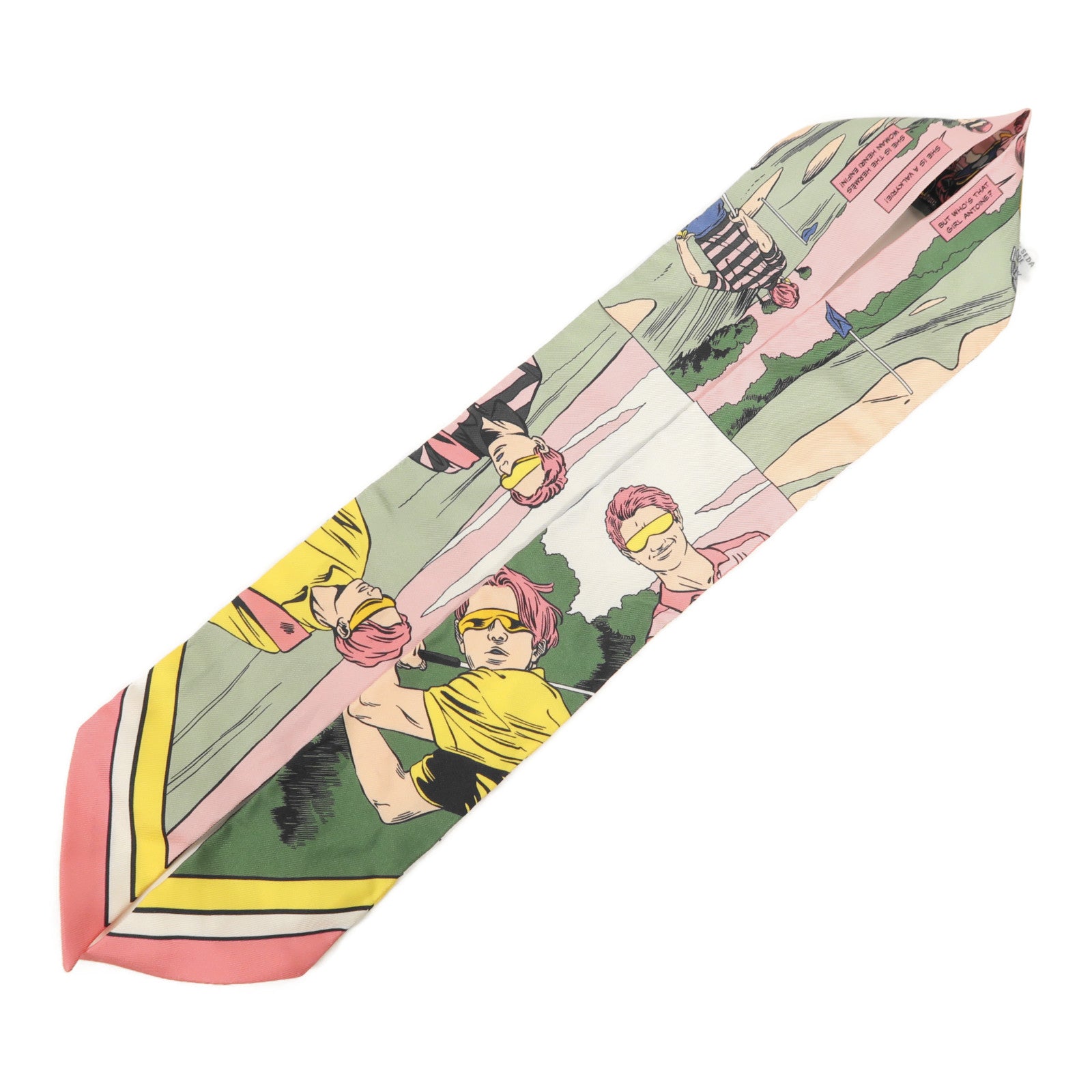 HERMES 絲質Twilly絲巾