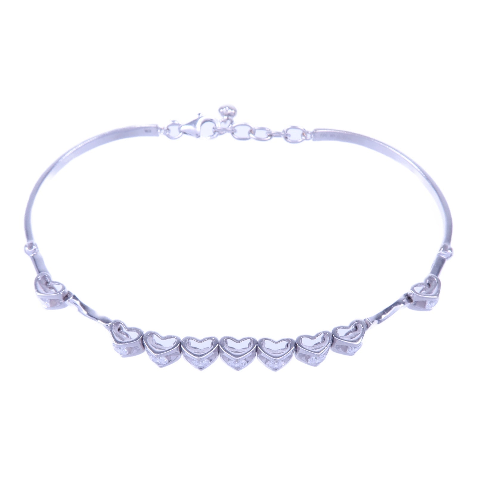 JEWELRY 18K白金Diamond Bracelet鑽石手鏈