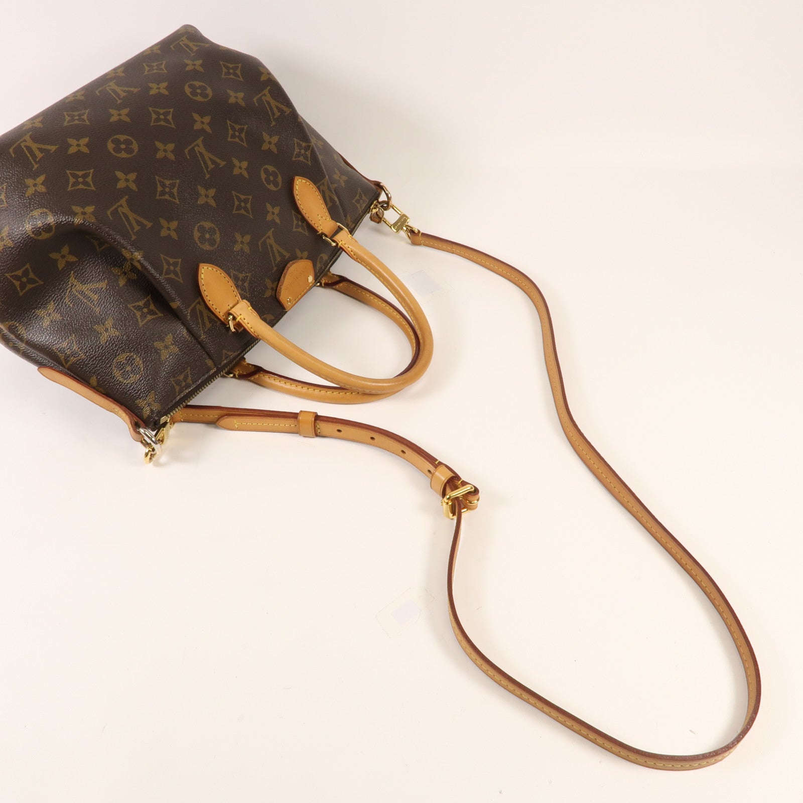 LOUIS VUITTON Monogram Turenne PM金扣手挽肩背兩用袋