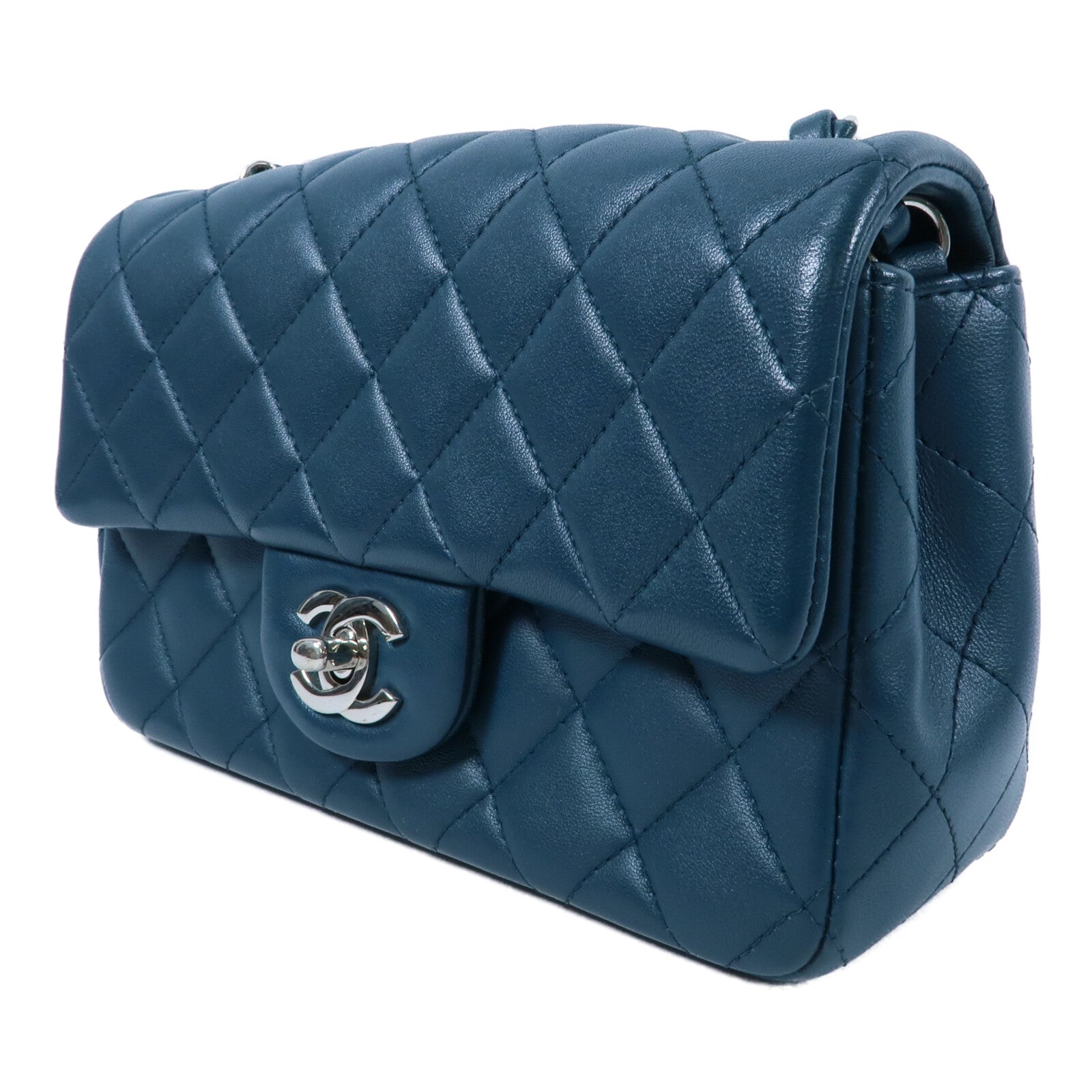 CHANEL 羊皮皮革Mini Classic 20鏈帶肩背袋
