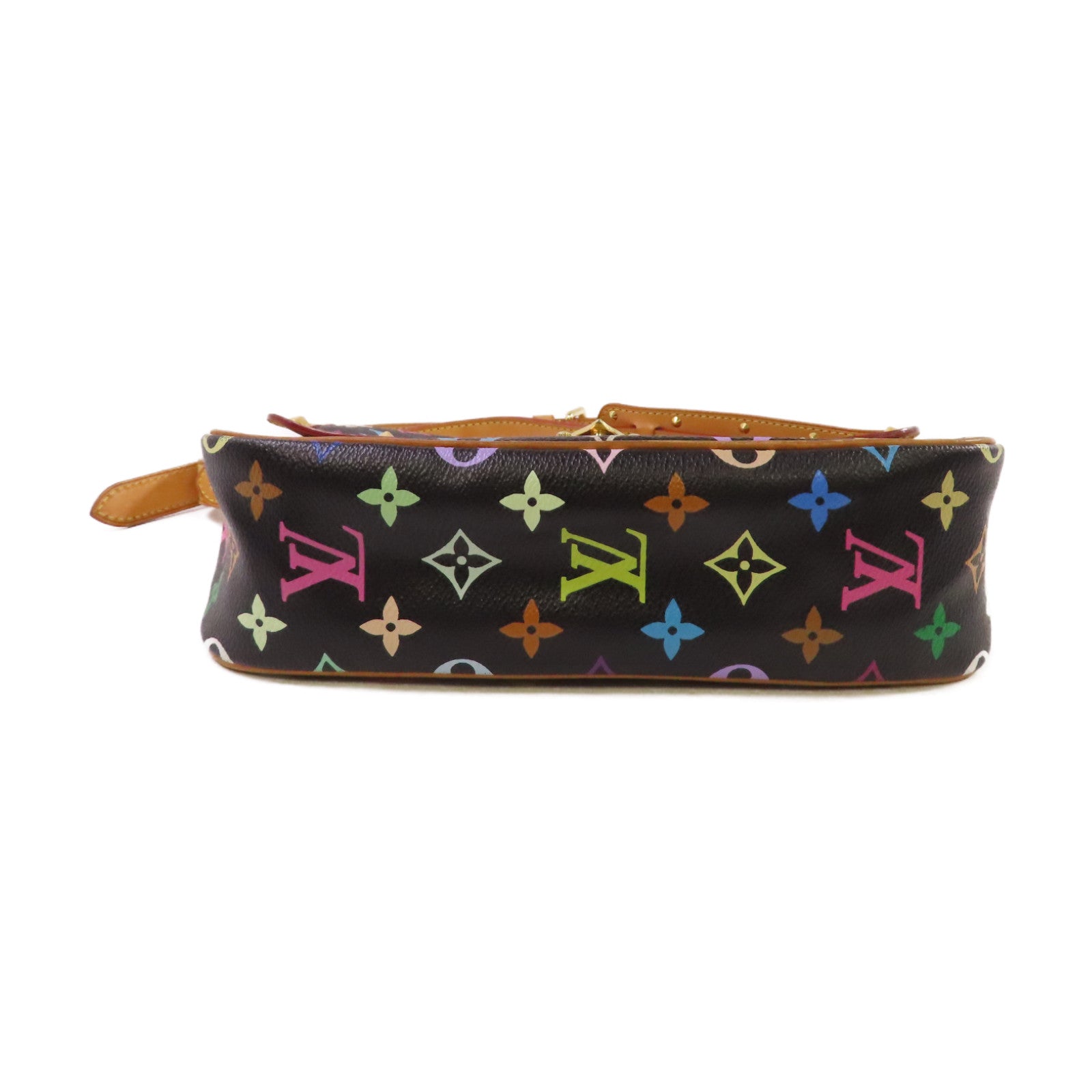LOUIS VUITTON Monogram Multicolore Sologne Shoulder Bag金扣肩背袋黑色/彩色