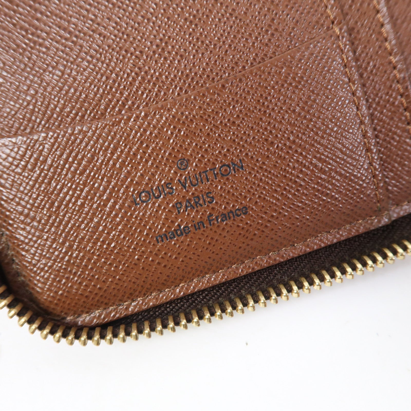 LOUIS VUITTON Monogram Zippy Compact Wallet長錢包啡色