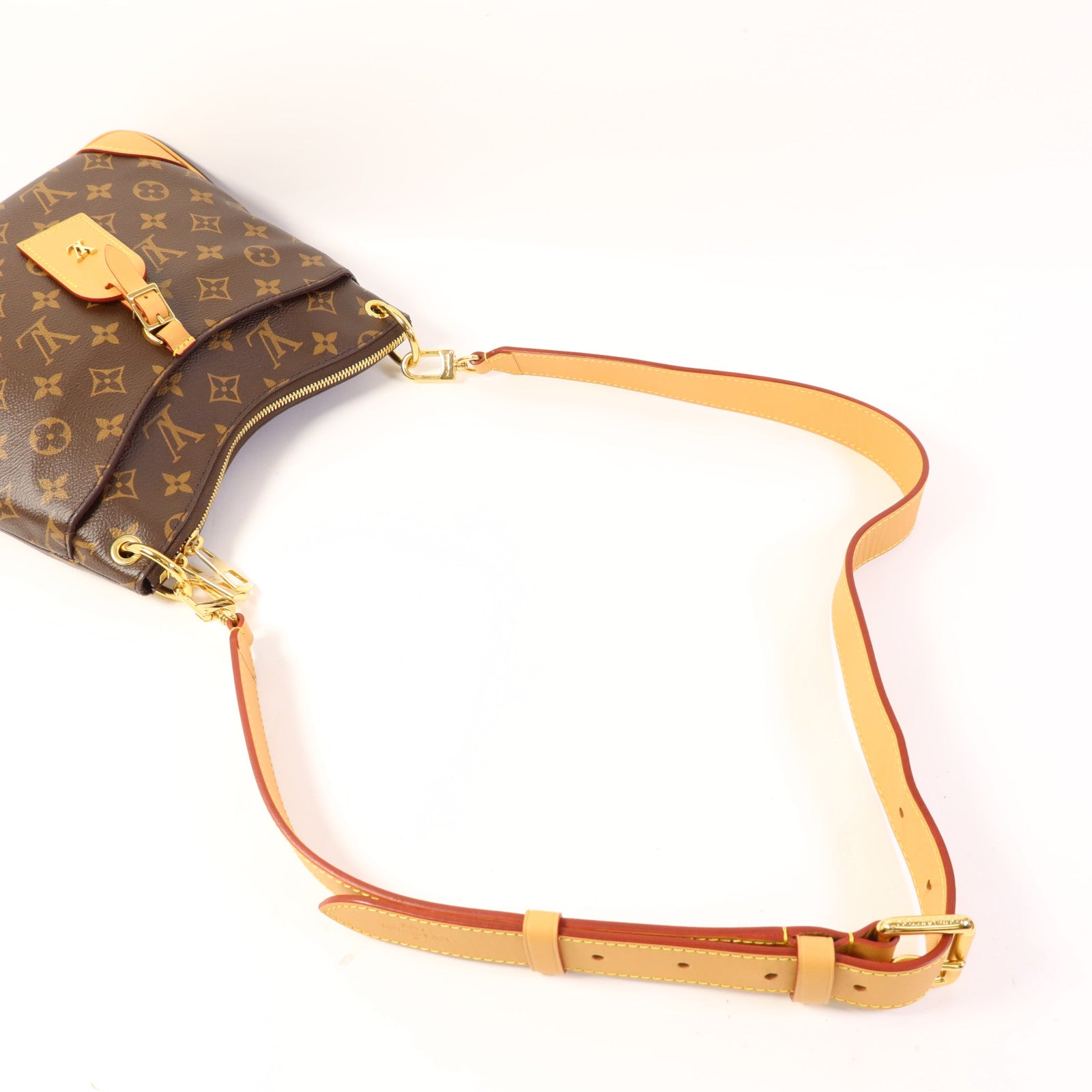 LOUIS VUITTON Monogram Odeon PM金扣手挽袋