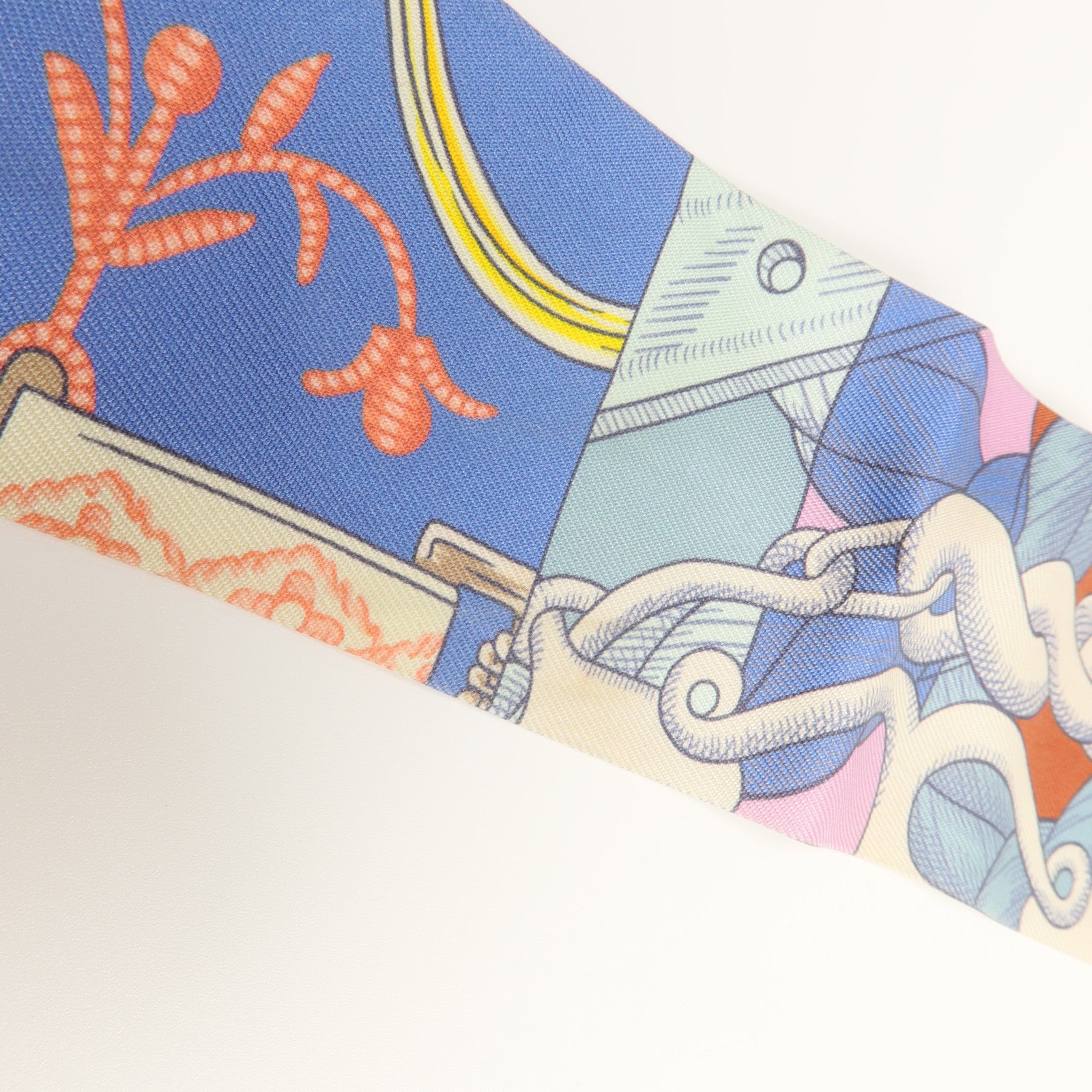 HERMES 絲質Twilly絲巾