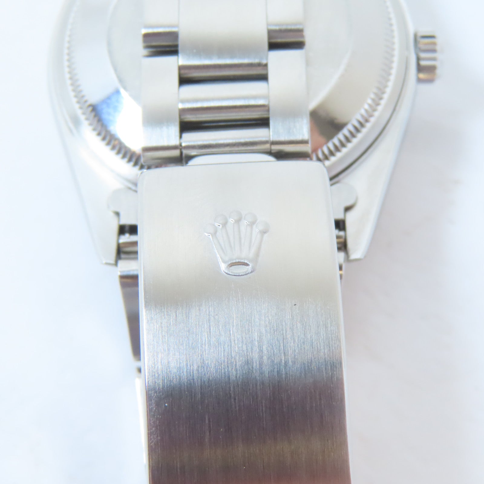 ROLEX Oyster Perpetual Date不鏽鋼手錶自動機芯藍色
