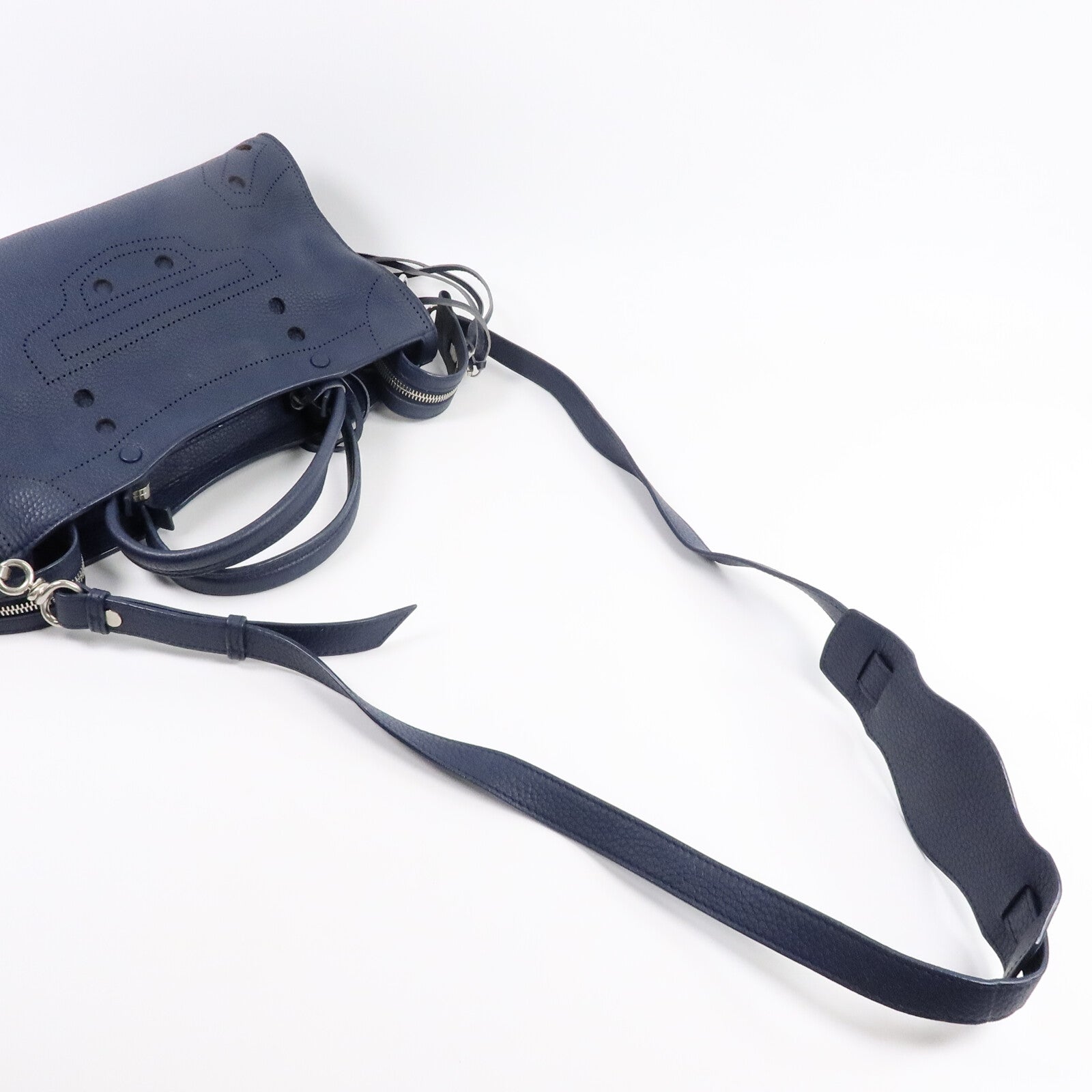 BALENCIAGA 牛皮皮革Blackout City手挽肩背兩用袋