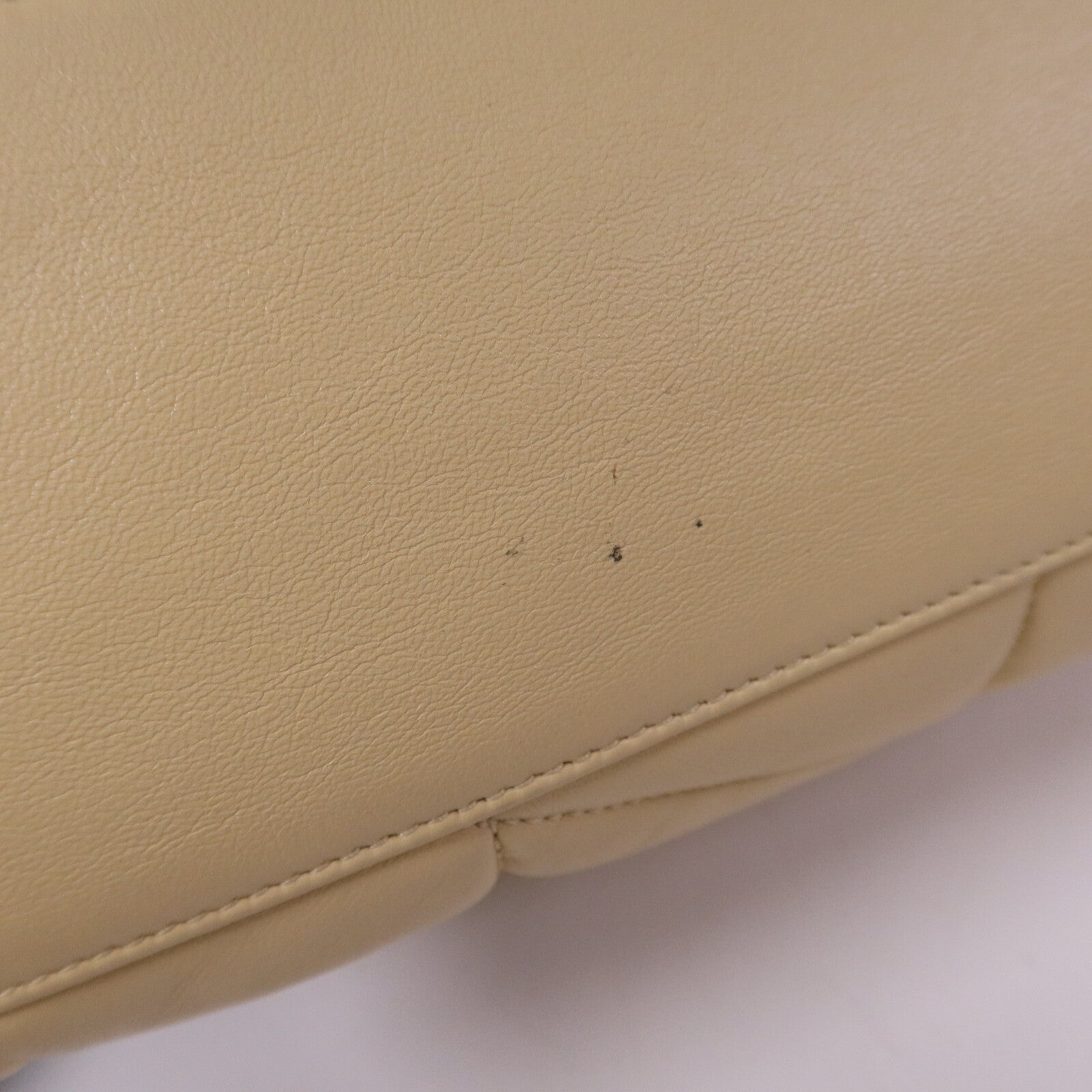 SAINT LAURENT 羊皮皮革Puffer金扣鏈帶肩背袋