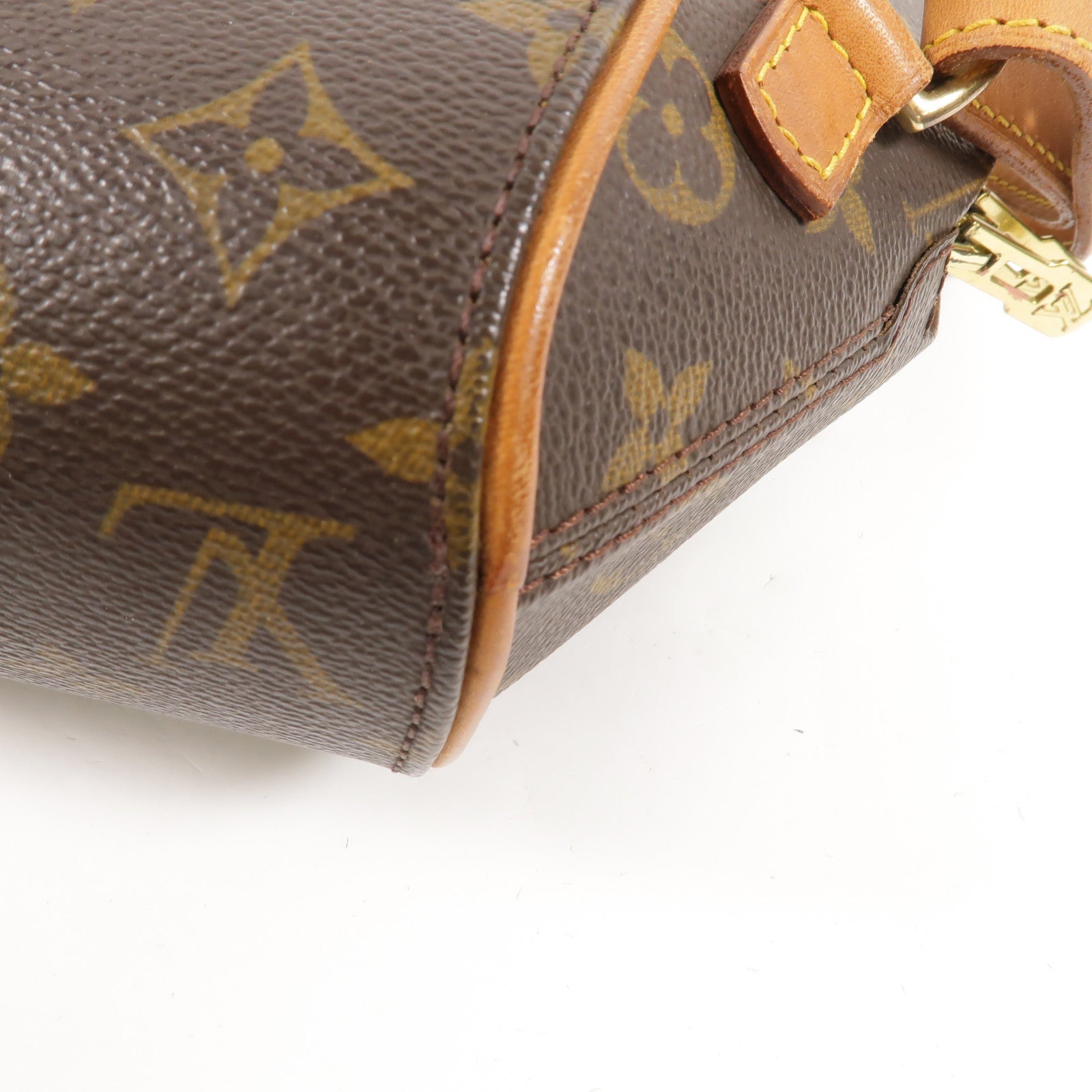 LOUIS VUITTON Monogram Ellipse Sac A Dos Backpack金扣背包棕色