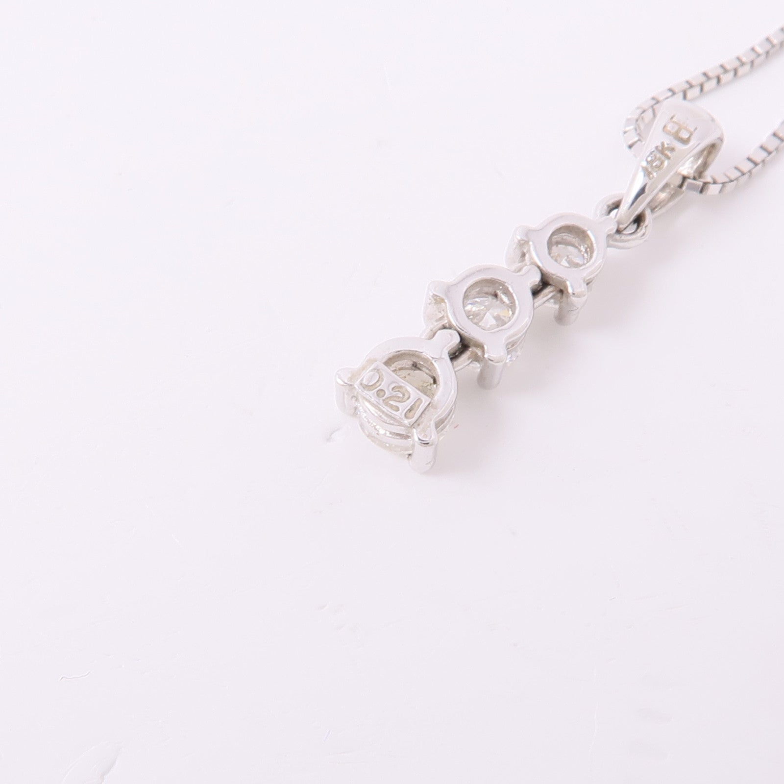 JEWELRY 【激減優惠】18K白金Diamond Necklace鑽石項鍊