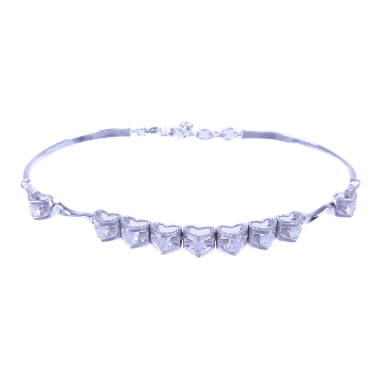 JEWELRY 18K白金Diamond Bracelet鑽石手鏈