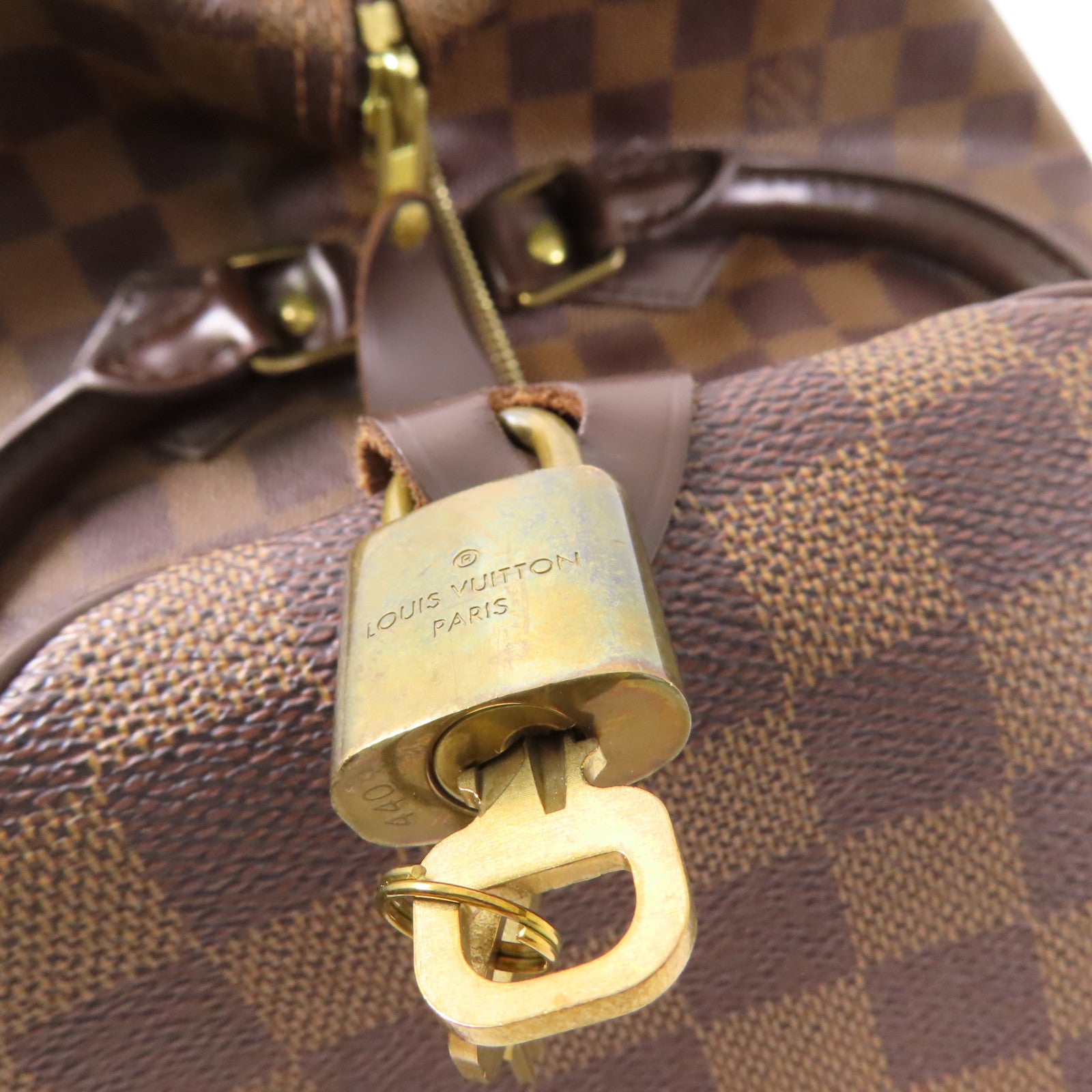 LOUIS VUITTON LV GHW Speedy 30 Handbag N41531 Damier Brown