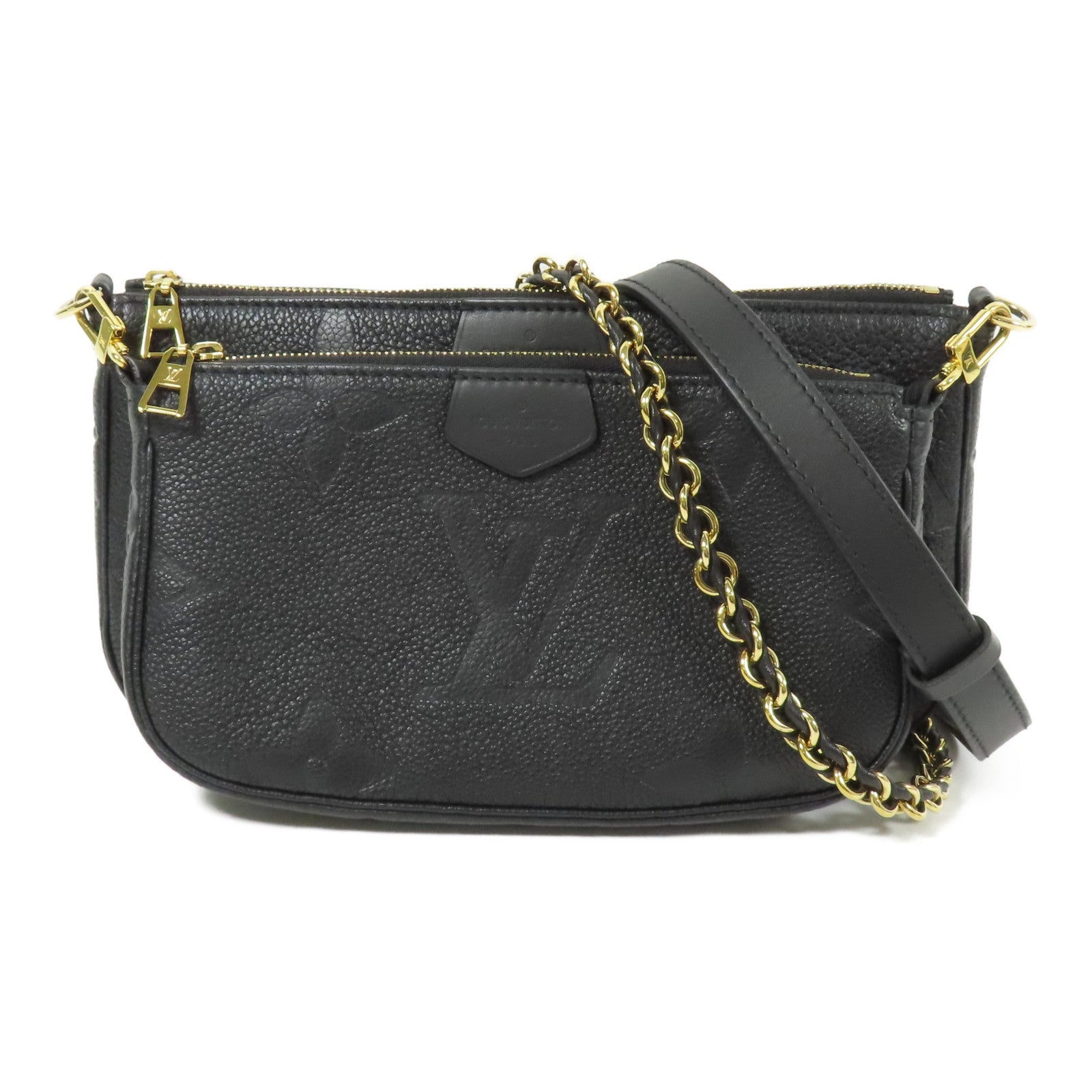 LOUIS VUITTON Monogram Empreinte Multi Pochette Accessoires手挽肩背兩用袋