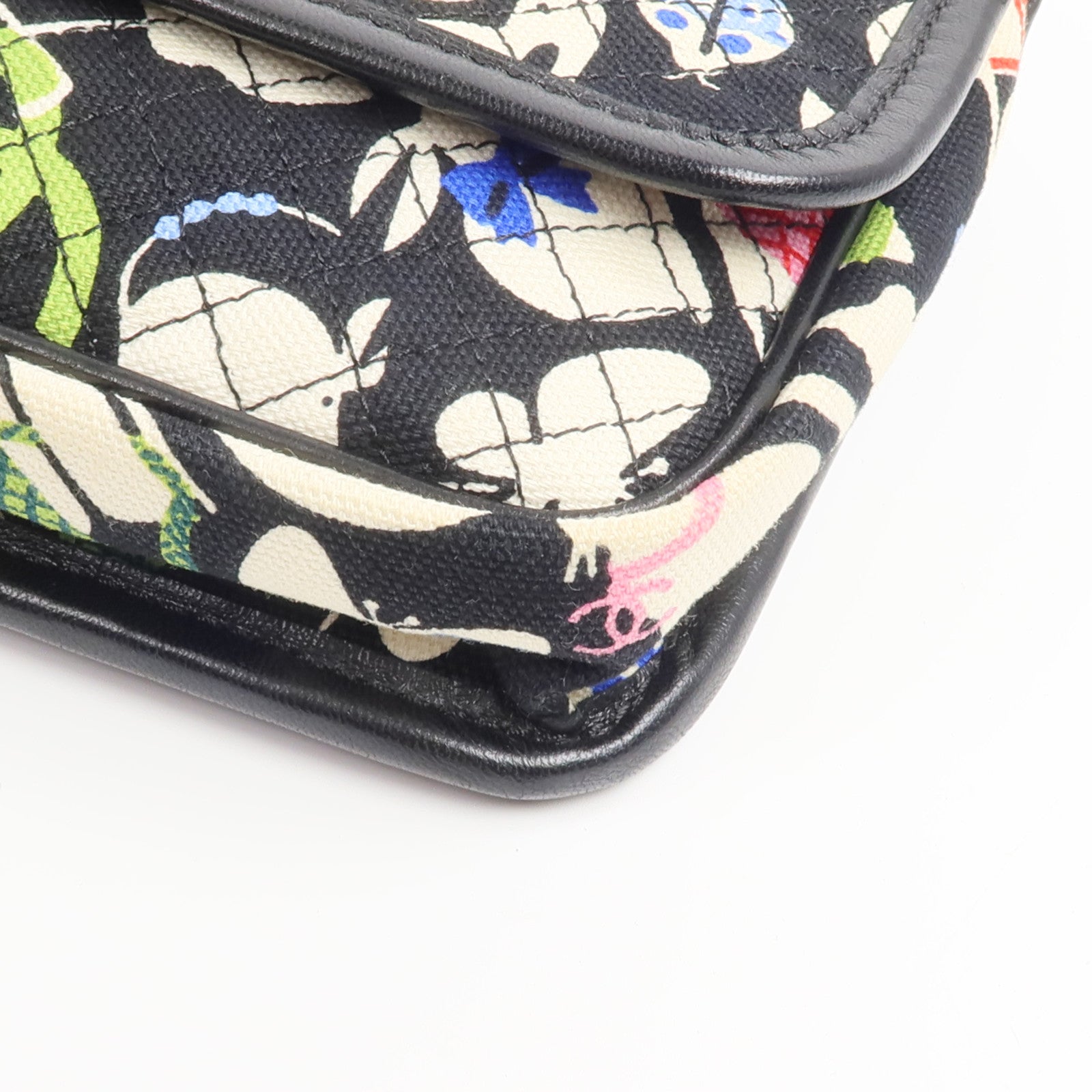 CHANEL 帆布Baby Animals Pouch手拿包