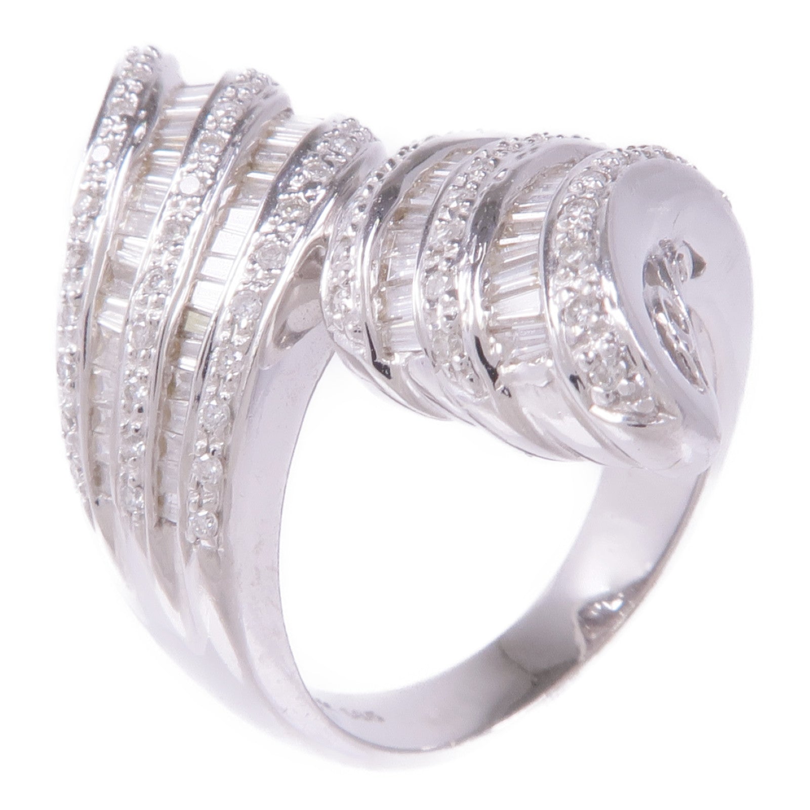 JEWELRY 14K白金Diamond Ring鑽石戒指US#6.5