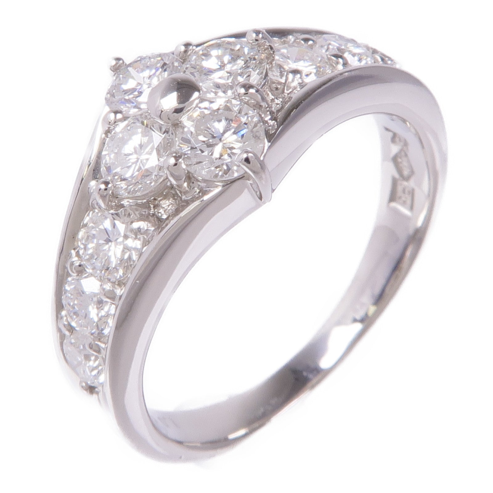 JEWELRY 【激減優惠】PT1000鉑金Diamond Ring鑽石戒指US#5.75