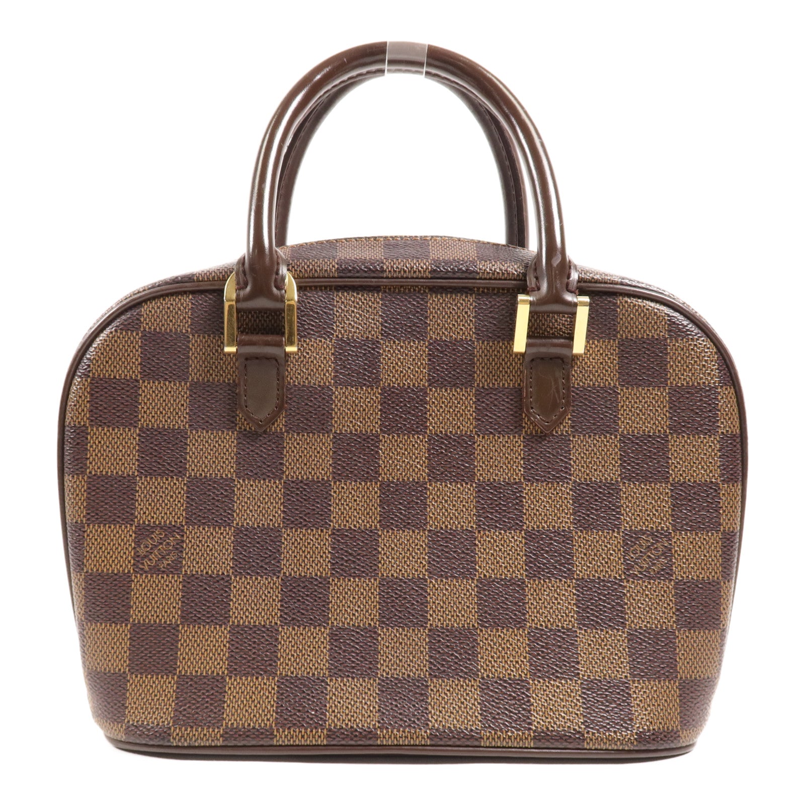 LOUIS VUITTON Damier Sarria Mini金扣手挽袋