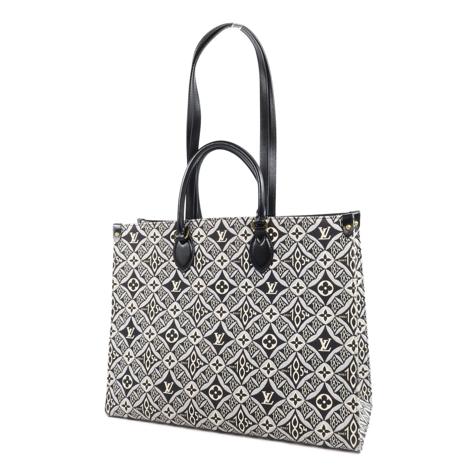 LOUIS VUITTON Monogram Jacquard Since 1854 OnTheGo GMLOUIS VUITTON LV 2 Way Bag Monogram Jacquard Since 1854 OnTheGo GM M57207 Canvas金扣手挽肩背兩用袋