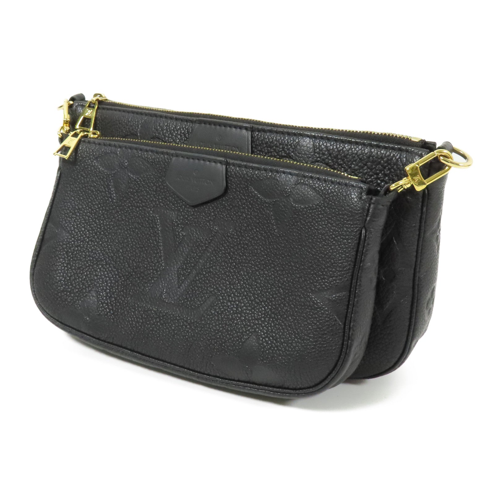 LOUIS VUITTON Monogram Empreinte Multi Pochette Accessoires手挽肩背兩用袋