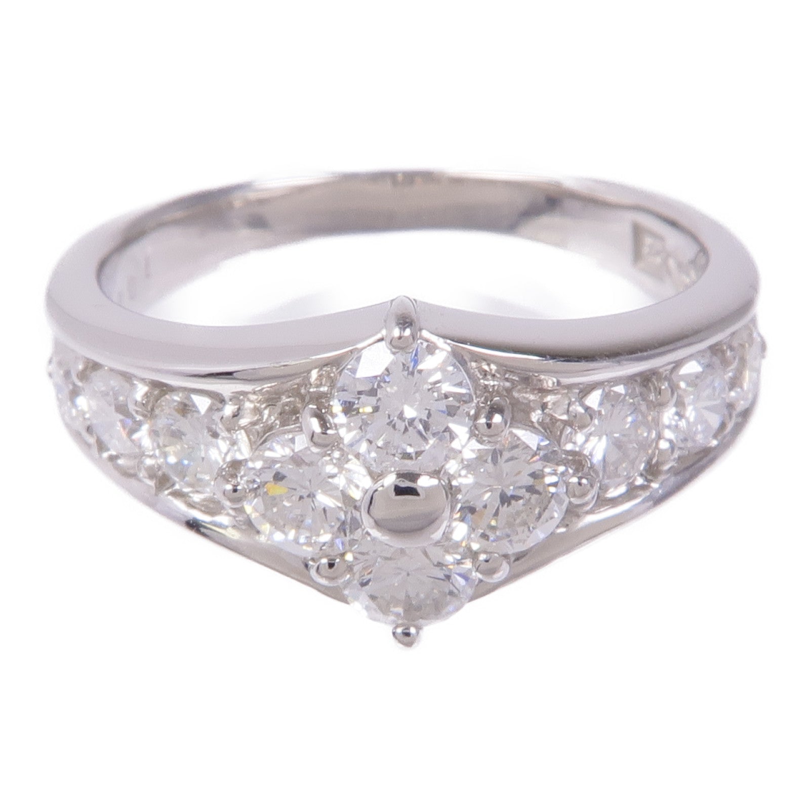 JEWELRY 【激減優惠】PT1000鉑金Diamond Ring鑽石戒指US#5.75
