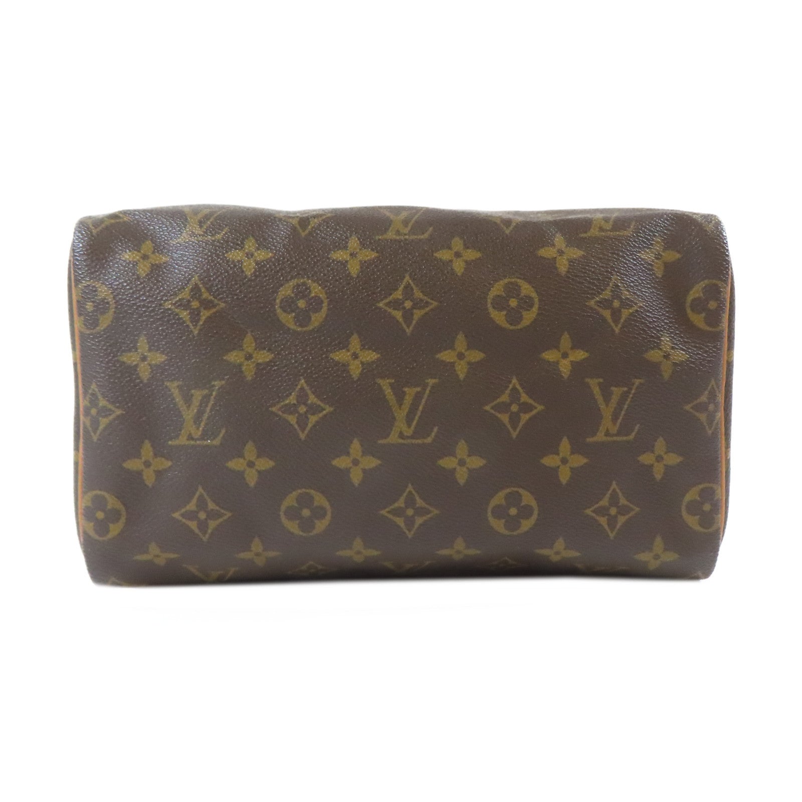 LOUIS VUITTON Monogram Speedy 25金扣手挽袋啡色