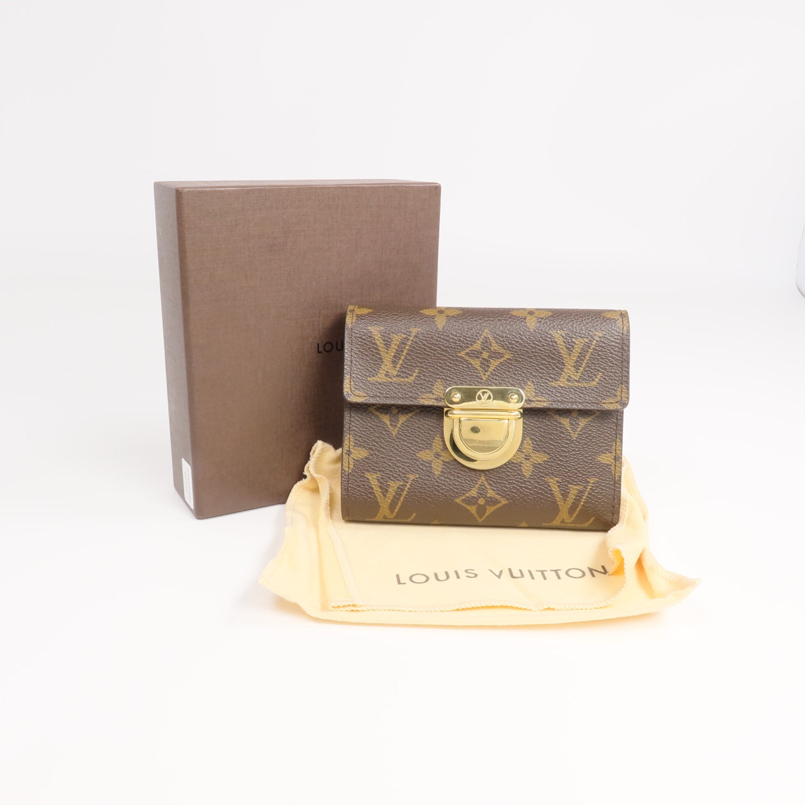 LOUIS VUITTON Monogram Portefeuille Koala金扣錢包