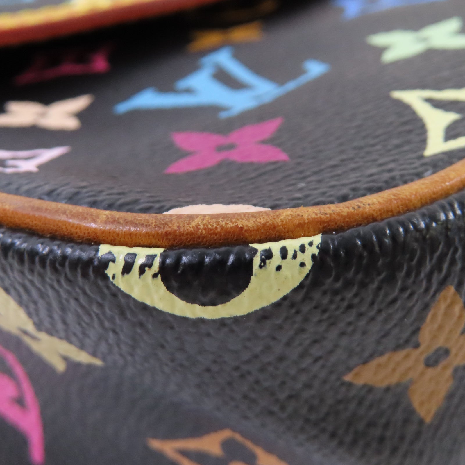 LOUIS VUITTON Monogram Multicolore Sologne Shoulder Bag金扣肩背袋黑色/彩色