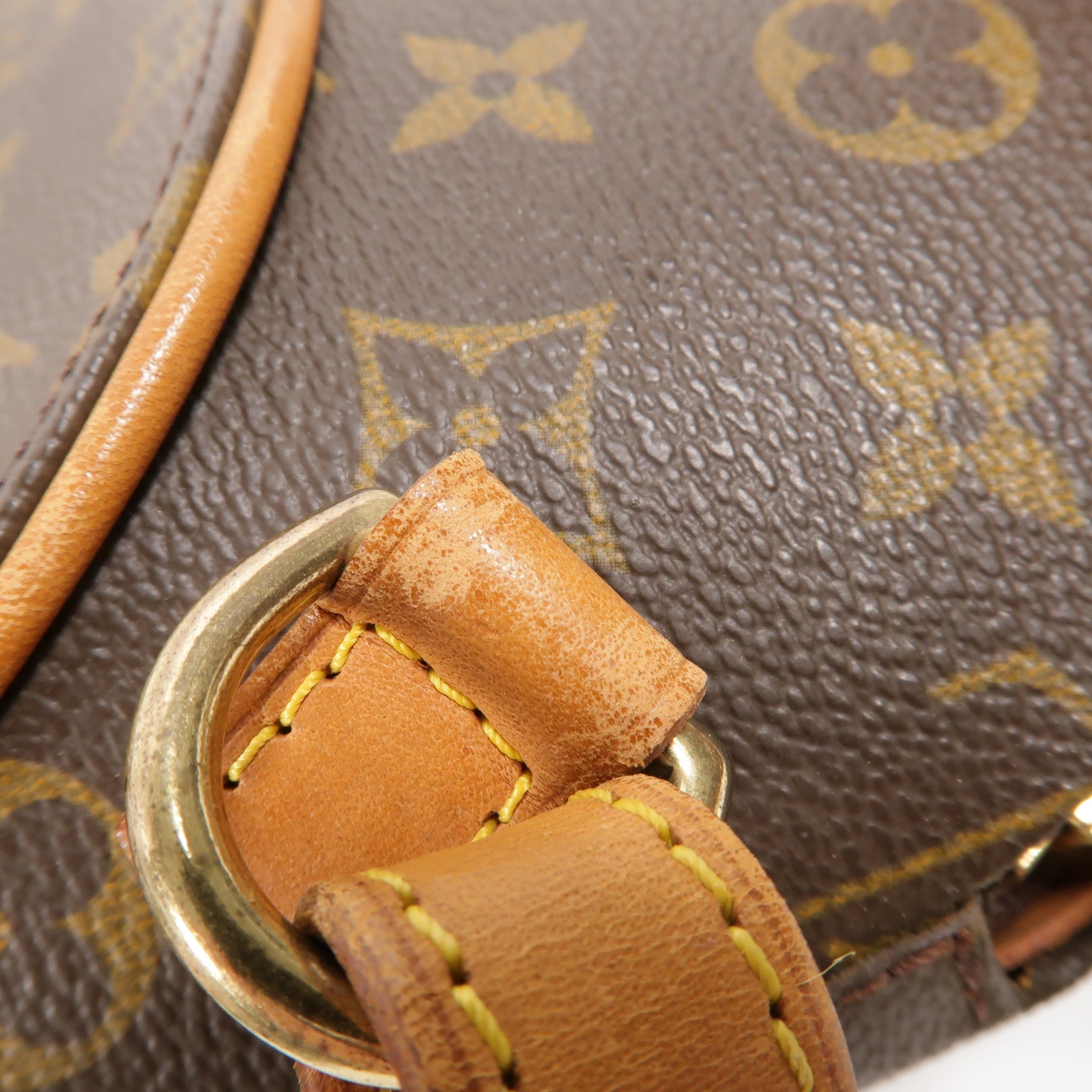 LOUIS VUITTON Monogram Ellipse Sac A Dos Backpack金扣背包棕色
