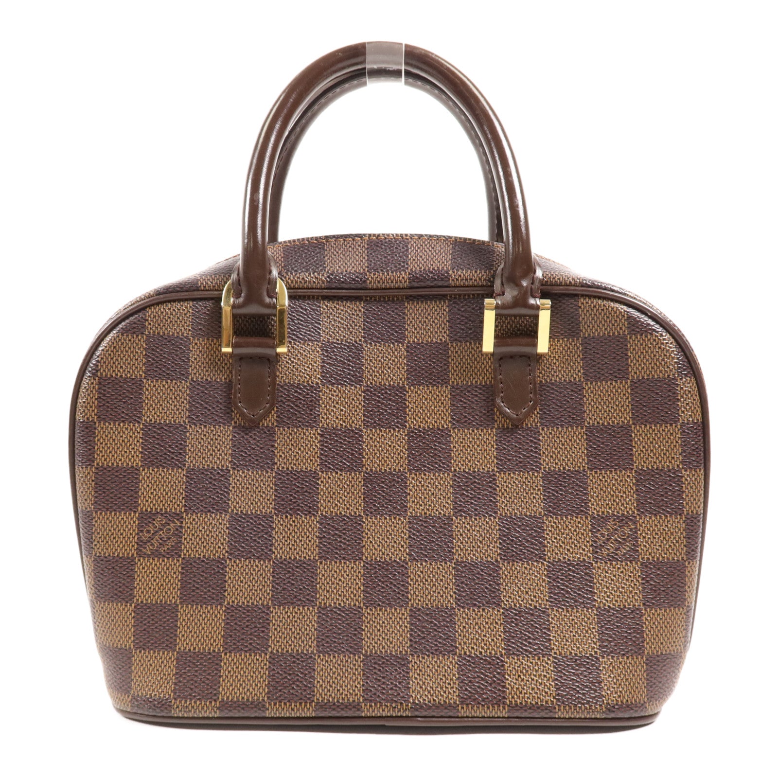 LOUIS VUITTON Damier Sarria Mini金扣手挽袋